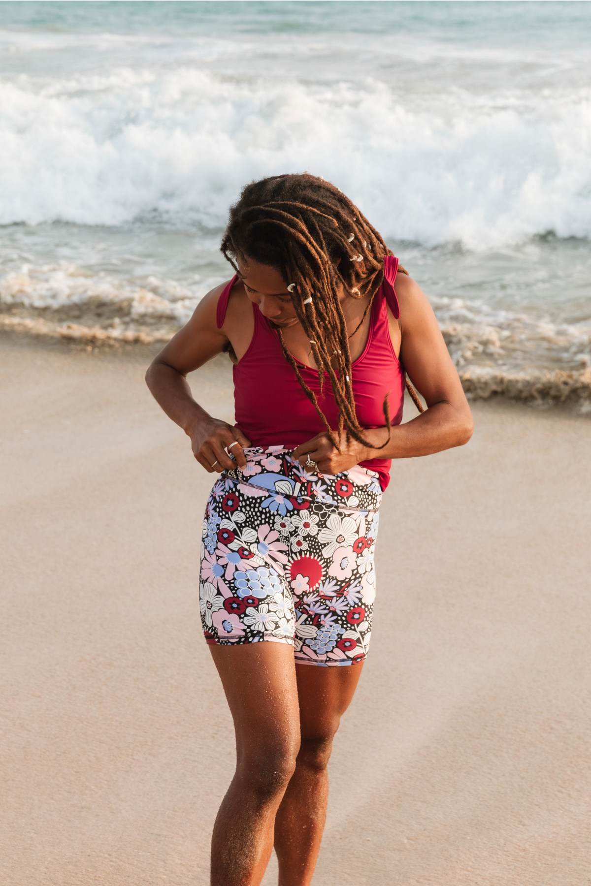 Pre-Order: Shoulder Tie Top Cherry