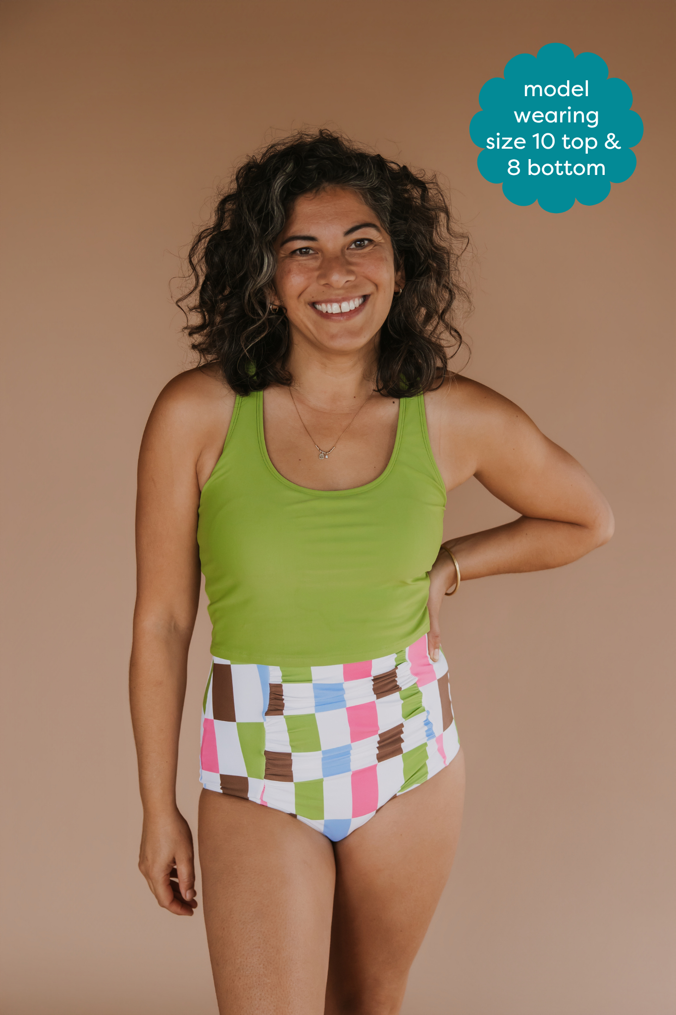 Racer Back Top Olive