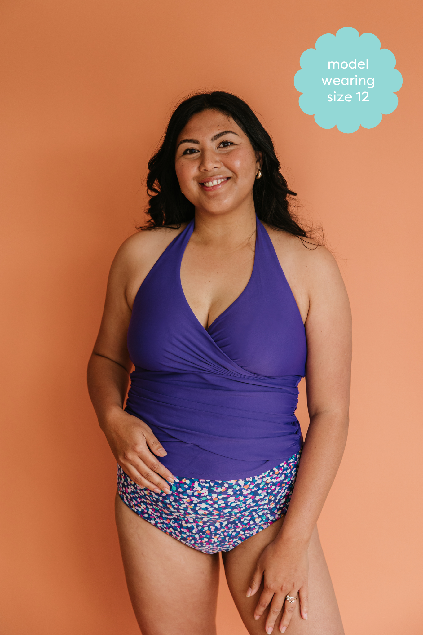Criss-Cross Halter Top Amethyst