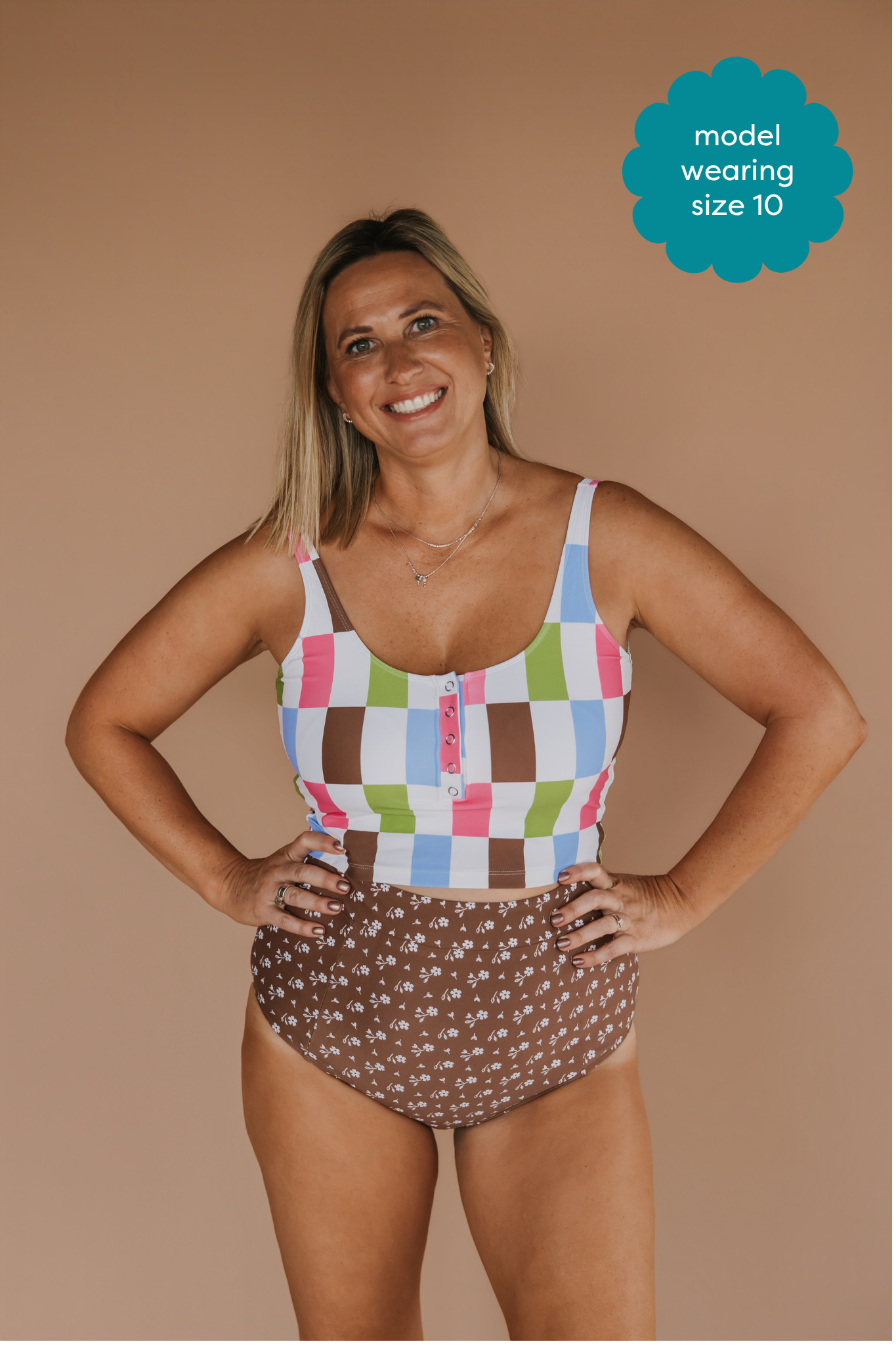 High Cut Bottoms Cocoa Ditzy