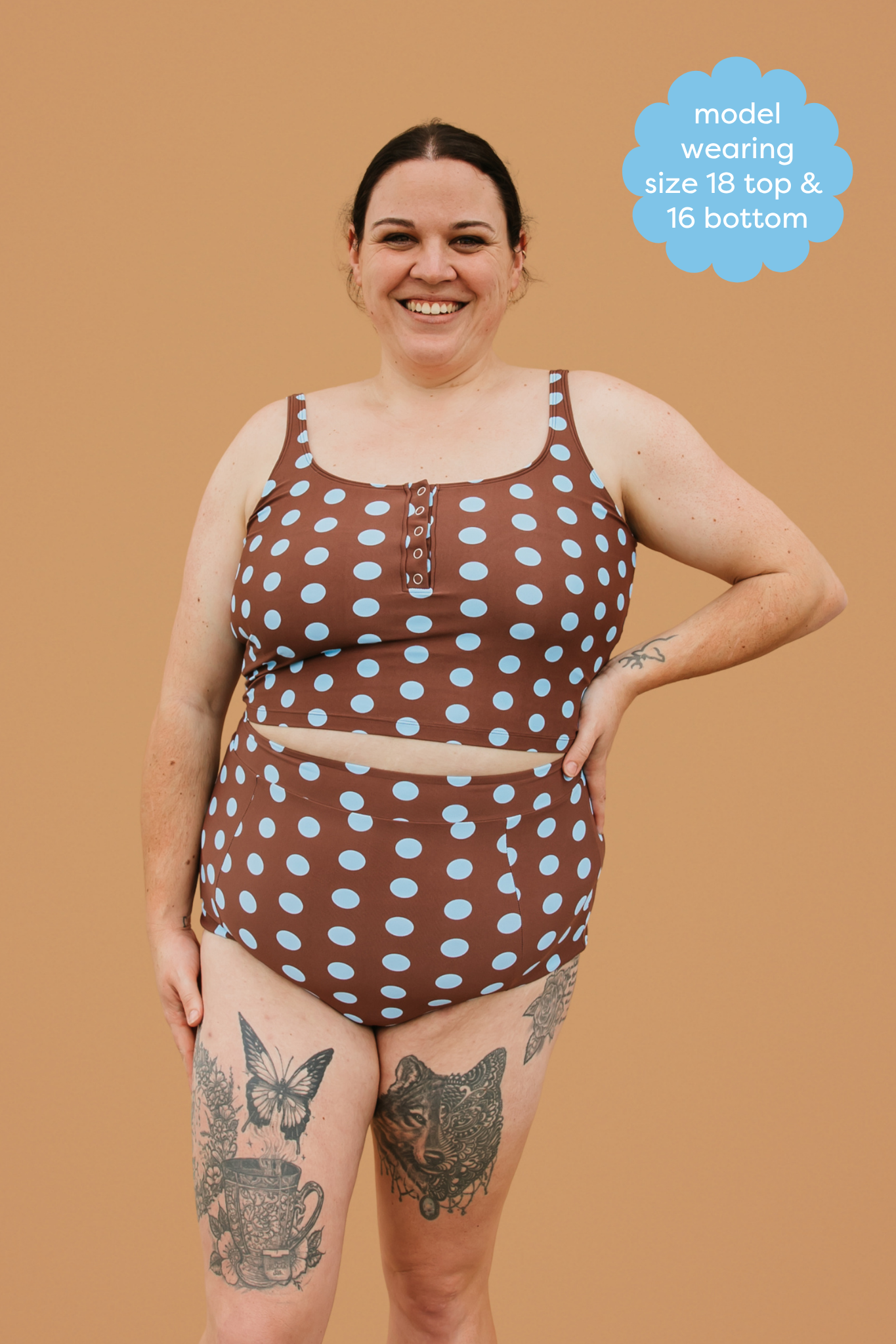 PRE-ORDER: High Waisted Bottoms Freckle