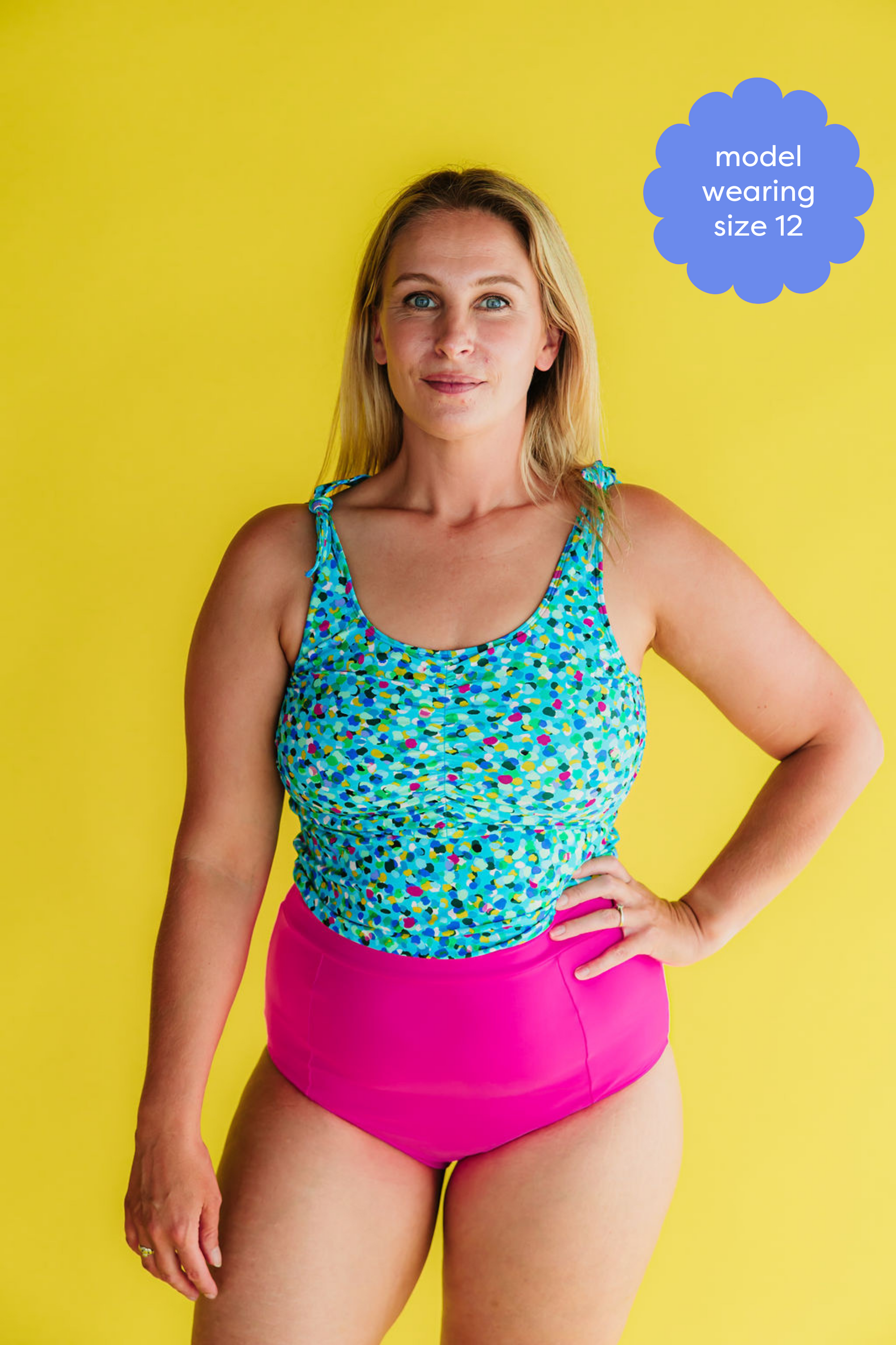 Last Pieces - High Cut Bottoms Flamingo