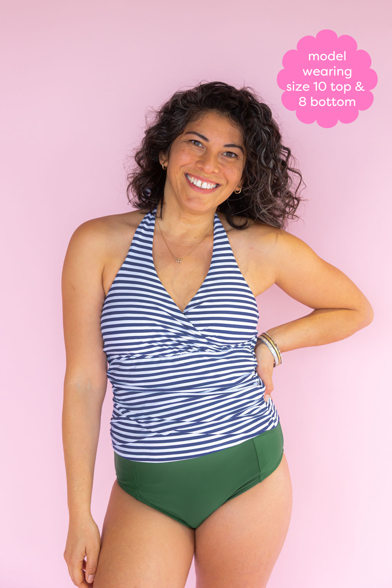 Criss-Cross Halter Top Sailor