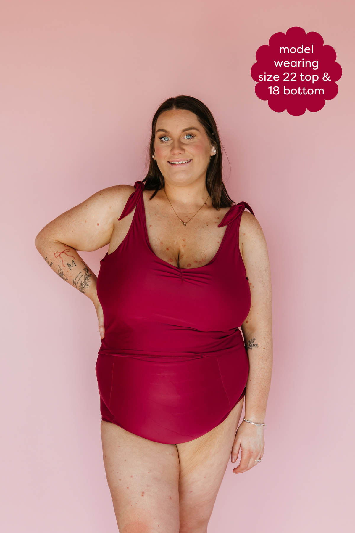 Pre-Order: High Waisted Bottoms Cherry