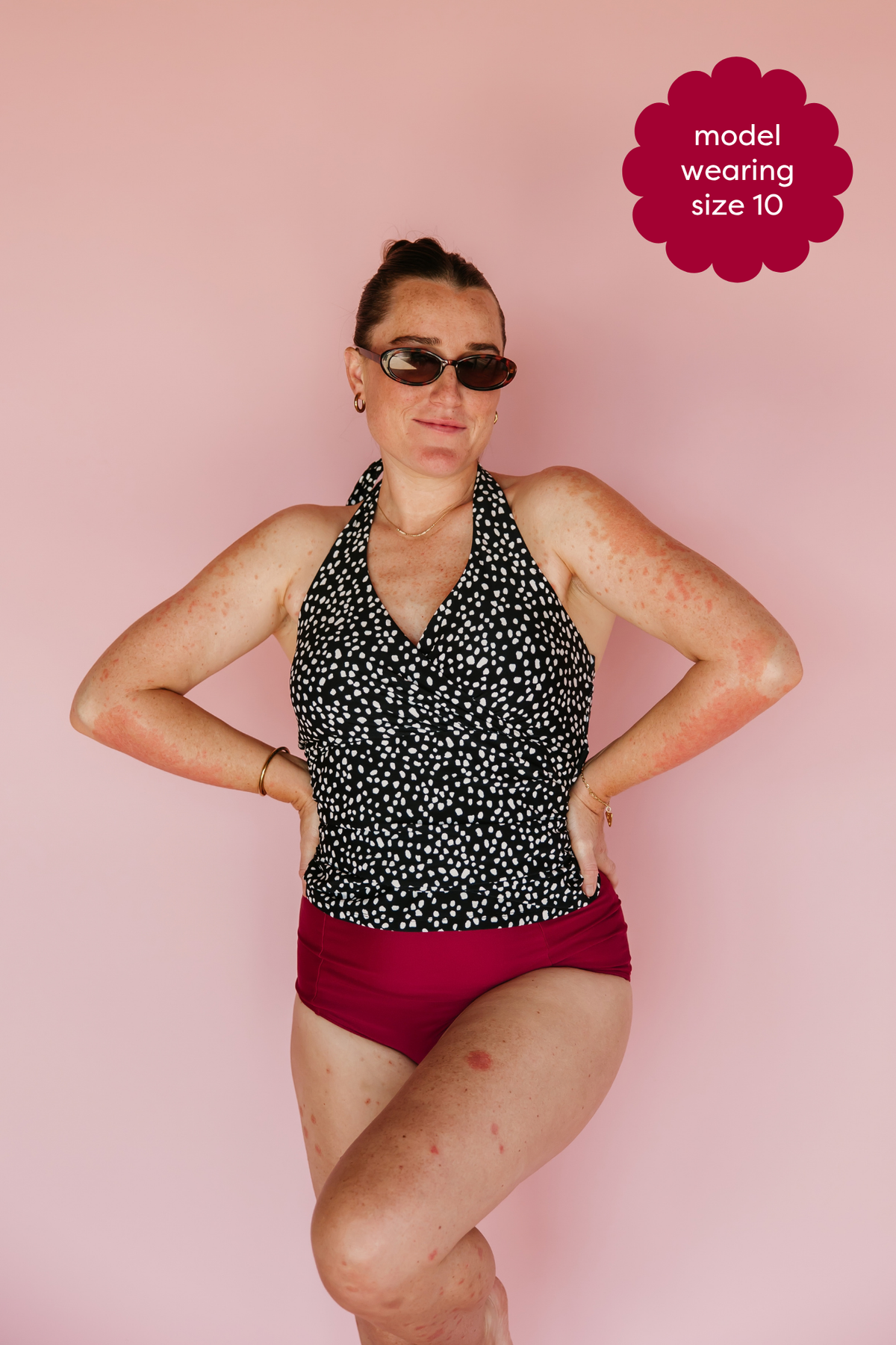 Pre-Order: High Waisted Bottoms Cherry