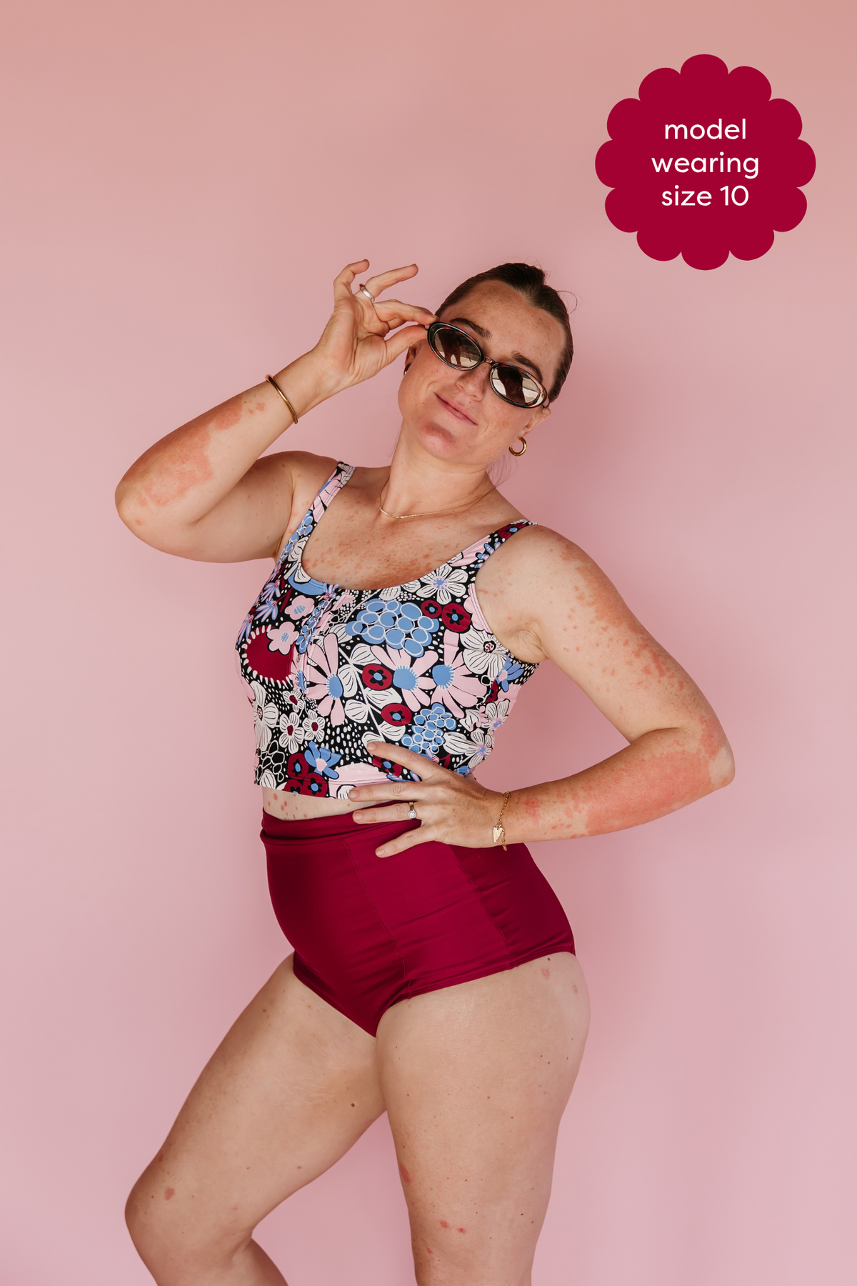 Pre-Order: High Waisted Bottoms Cherry
