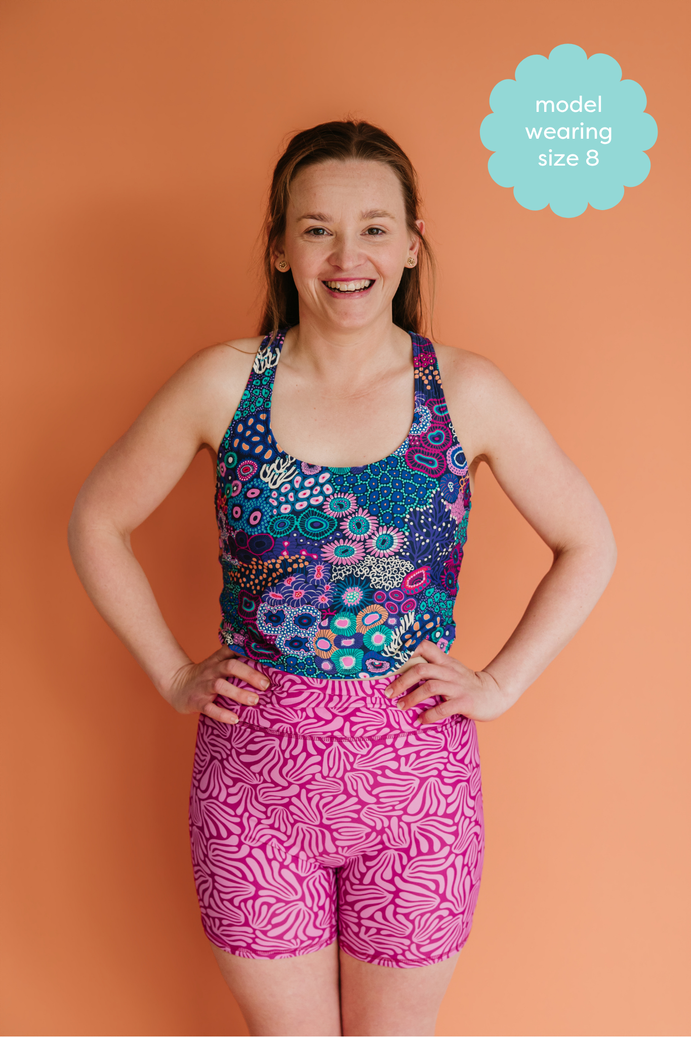 Racer Back Top Ocean Jewels