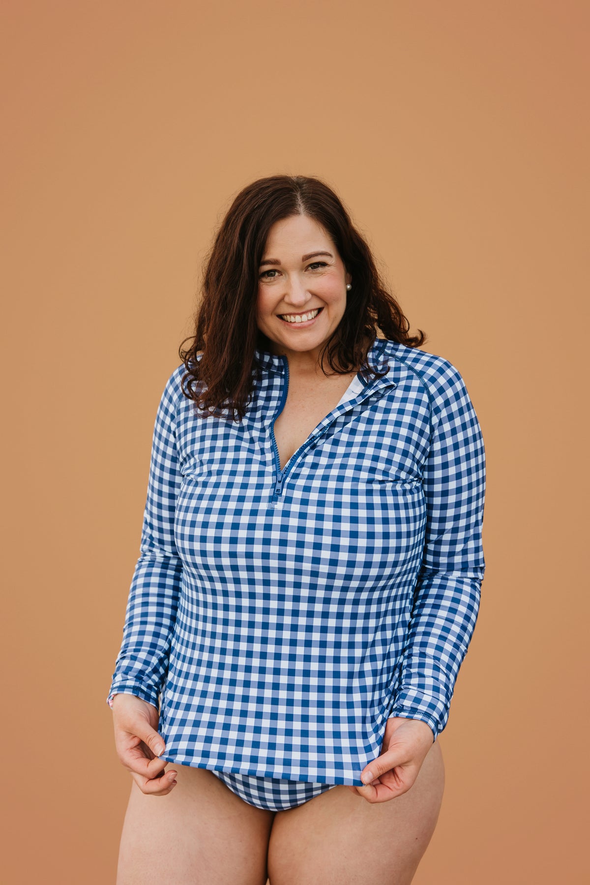 PRE-ORDER: Sun Kissed Rashie Blueberry Check