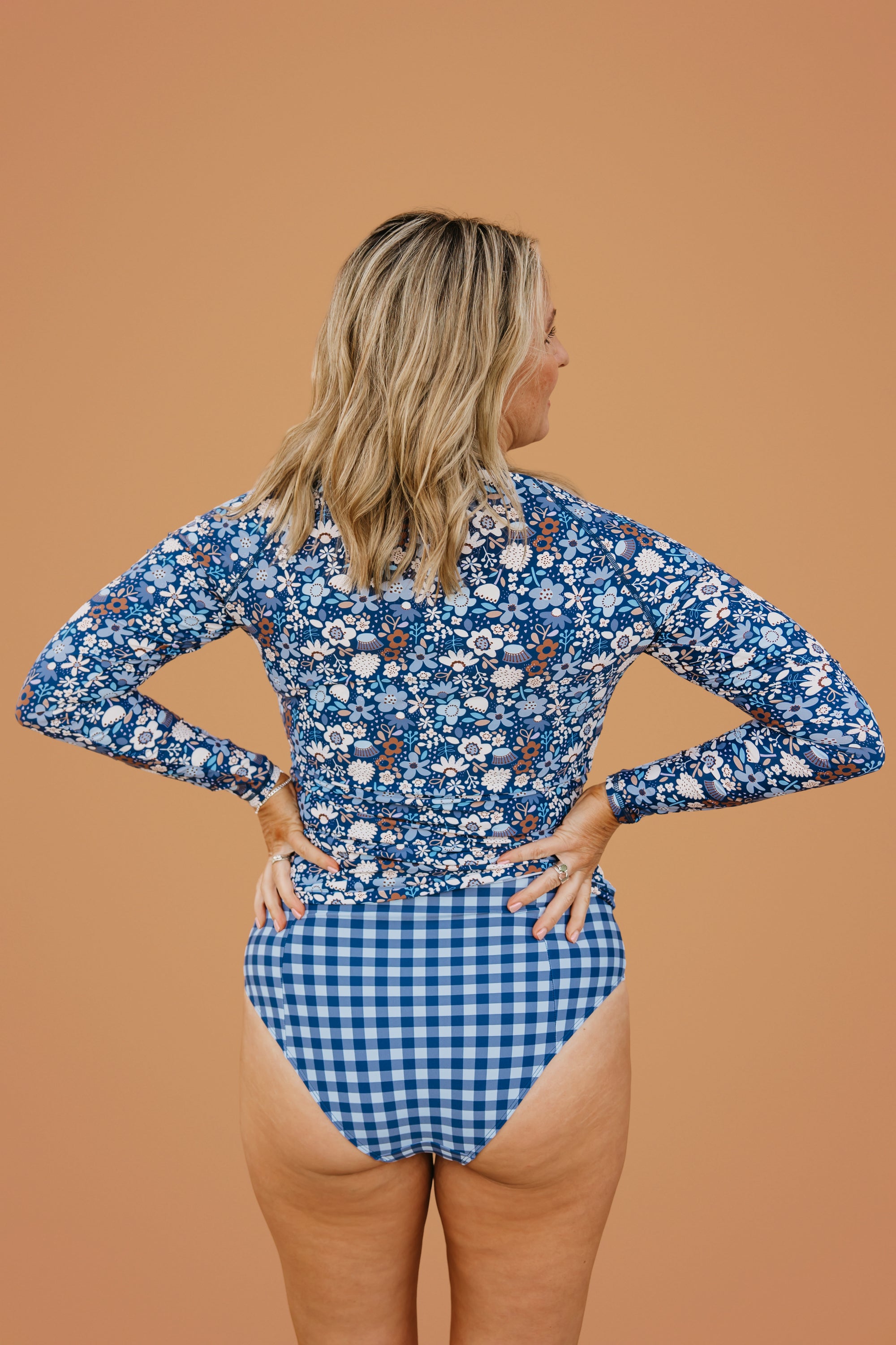 PRE-ORDER: High Cut Bottoms Blueberry Check