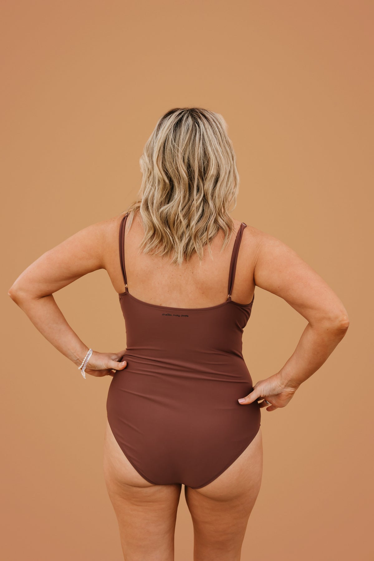 PRE-ORDER: Ruched One Piece Chestnut
