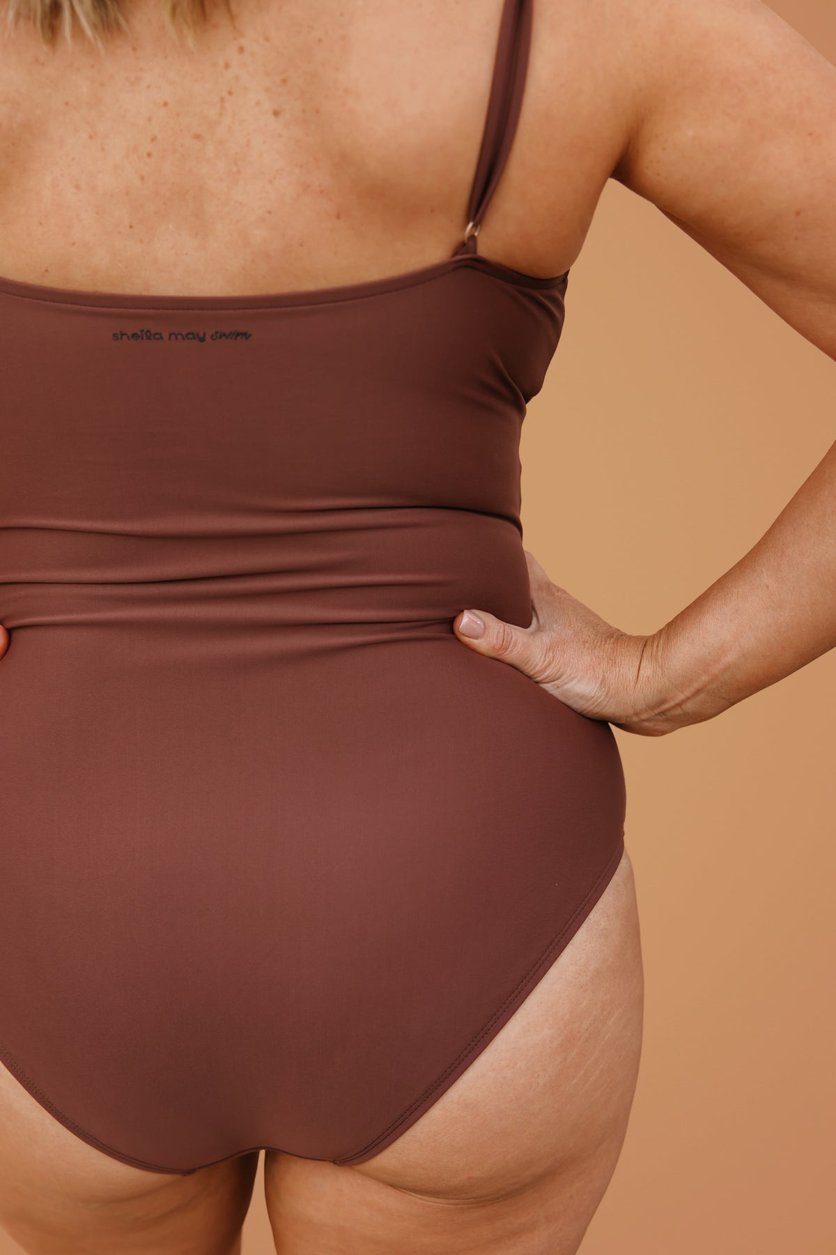 PRE-ORDER: Ruched One Piece Chestnut