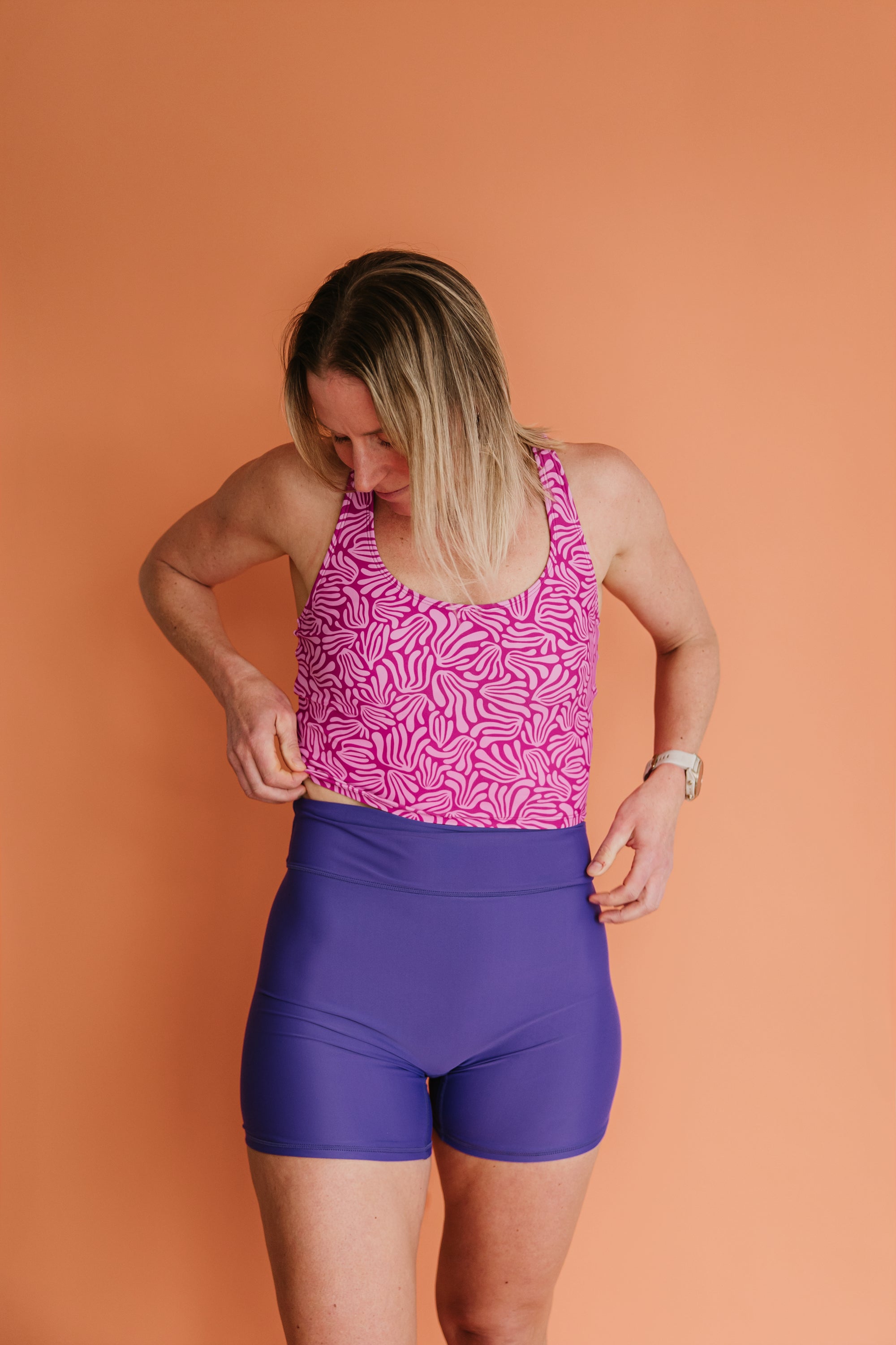 Racer Back Top Raspberry Ripple