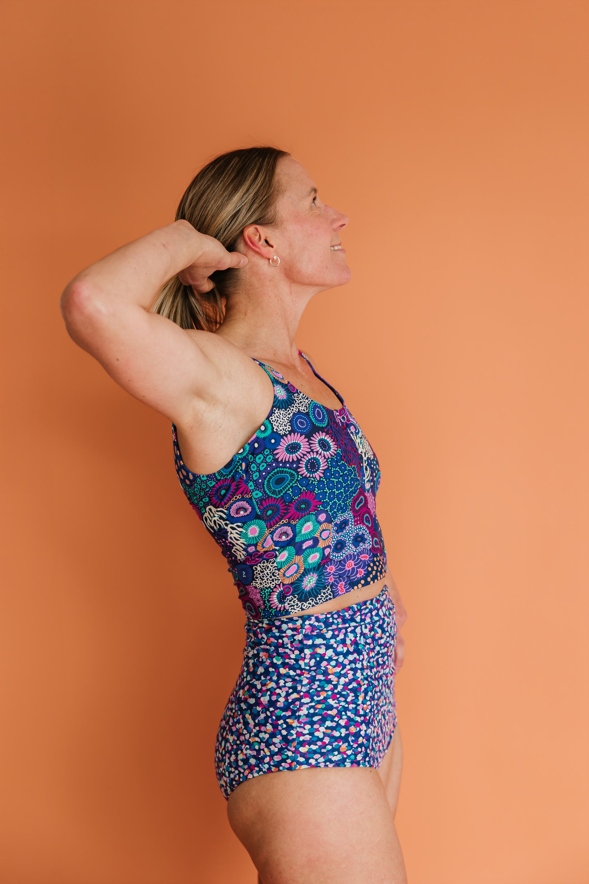 High Waisted Bottoms Midnight Confetti