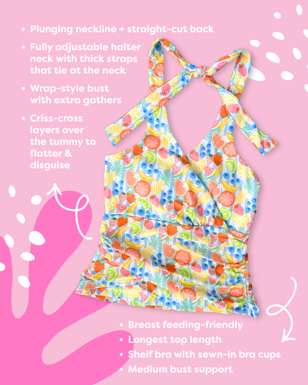 Criss-Cross Halter Top Cocoa Ditzy