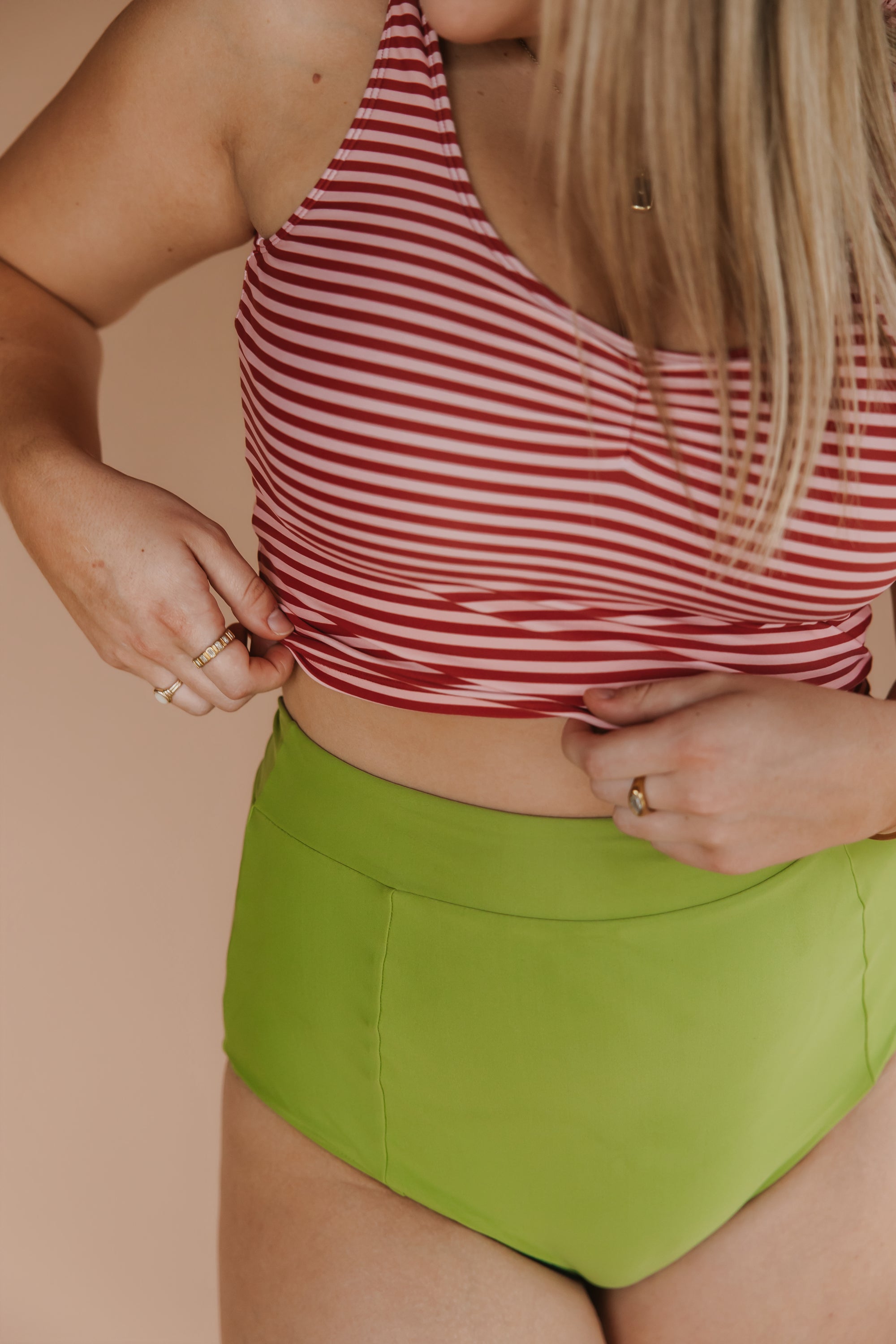 High Cut Bottoms Olive