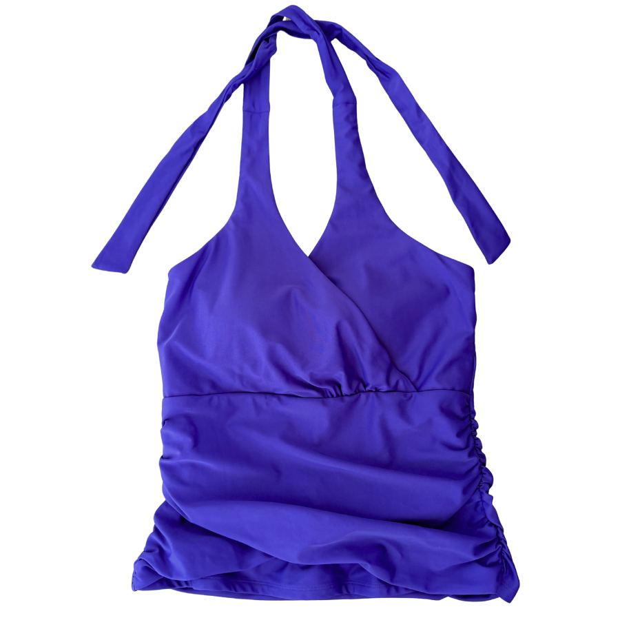 Criss-Cross Halter Top Amethyst