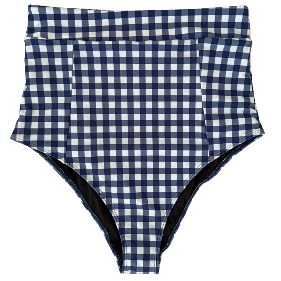 PRE-ORDER: High Cut Bottoms Blueberry Check