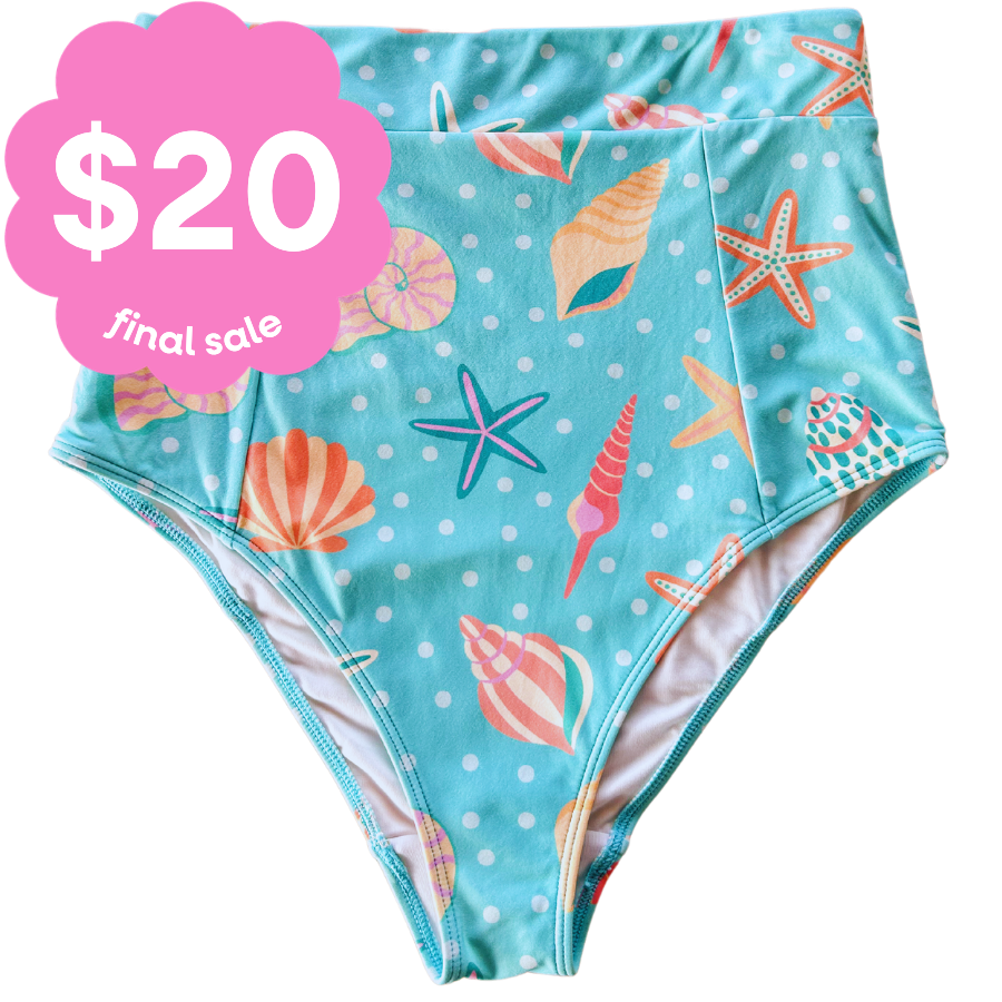 Last Pieces - High Cut Bottoms Sea Shells