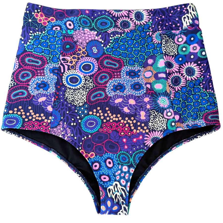 High Waisted Bottoms Ocean Jewels