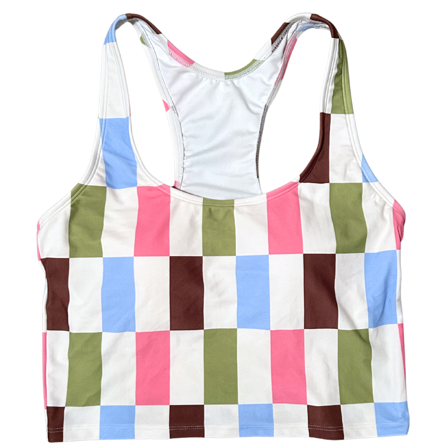Racer Back Top Vintage Patch