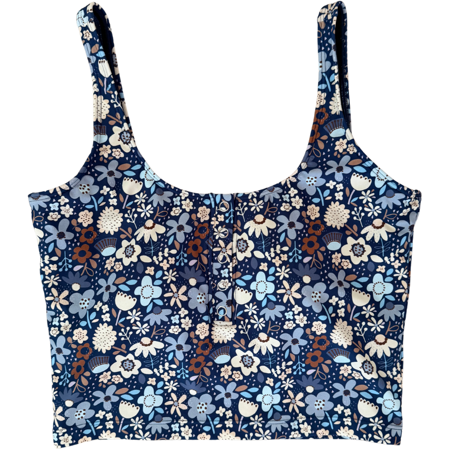 PRE-ORDER: Snap It Up Top Indigo Posy