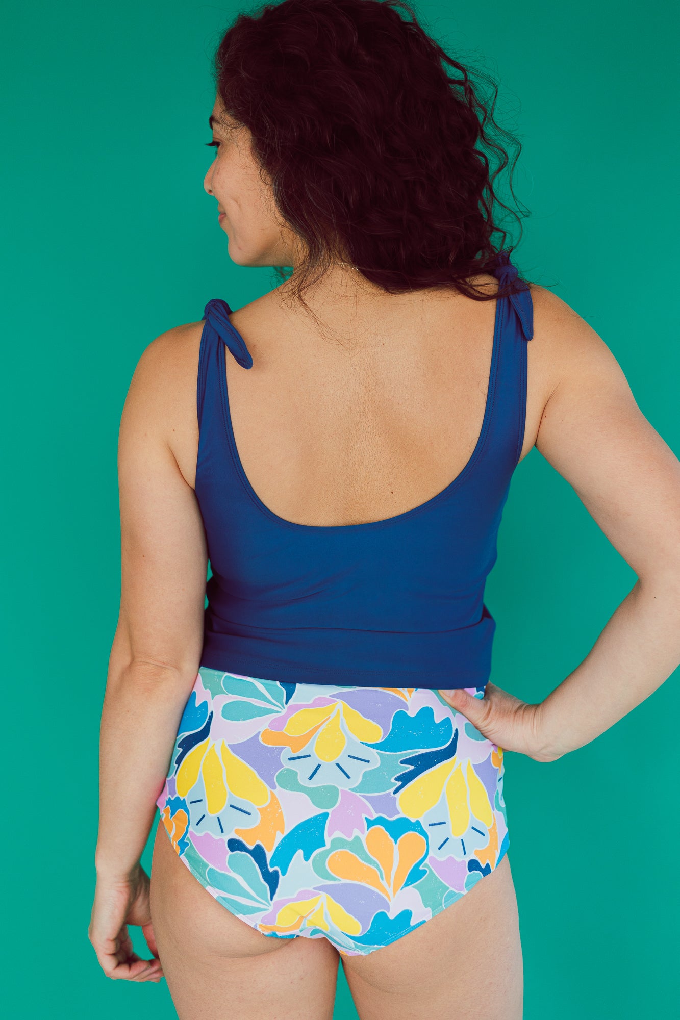 Last Pieces - Ruched High Waisted Bottoms Sherbet