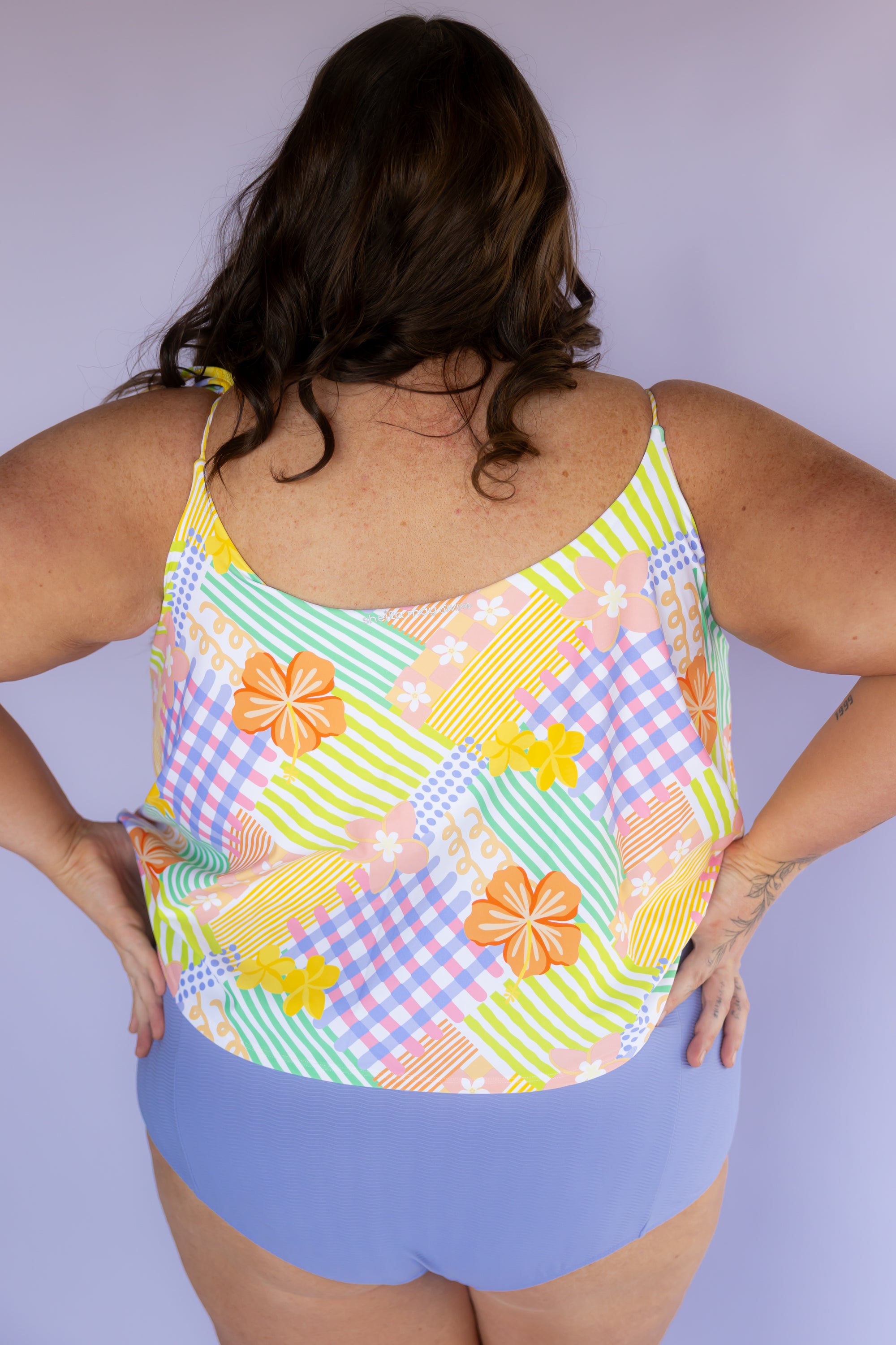 Swing Top Tropical Patch