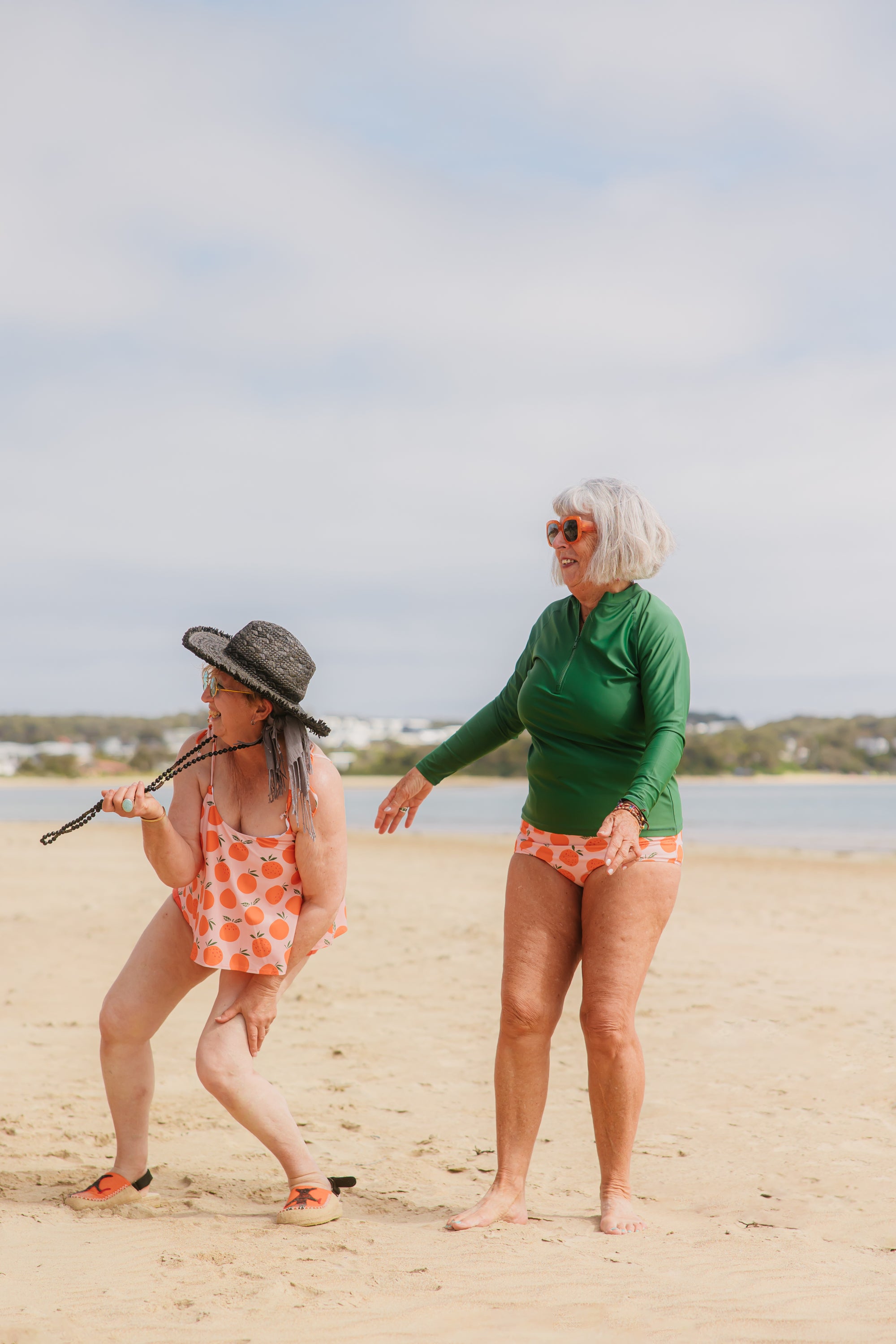 High Waisted Bottoms Oranges