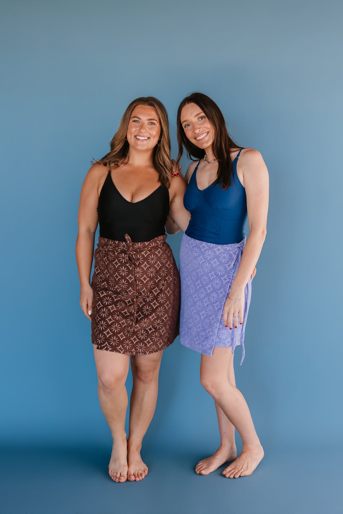 The Terry Skirt - Periwinkle