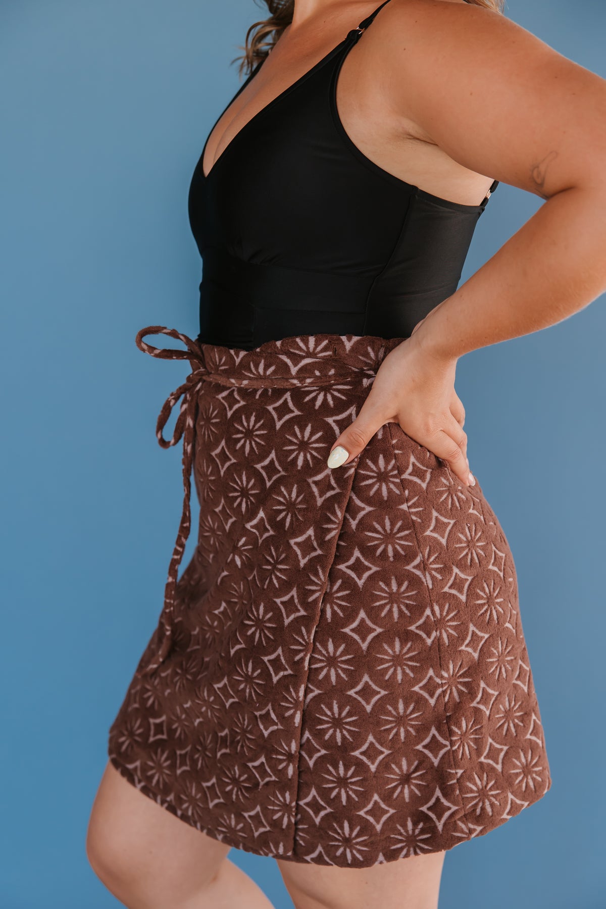 The Terry Skirt - Truffle