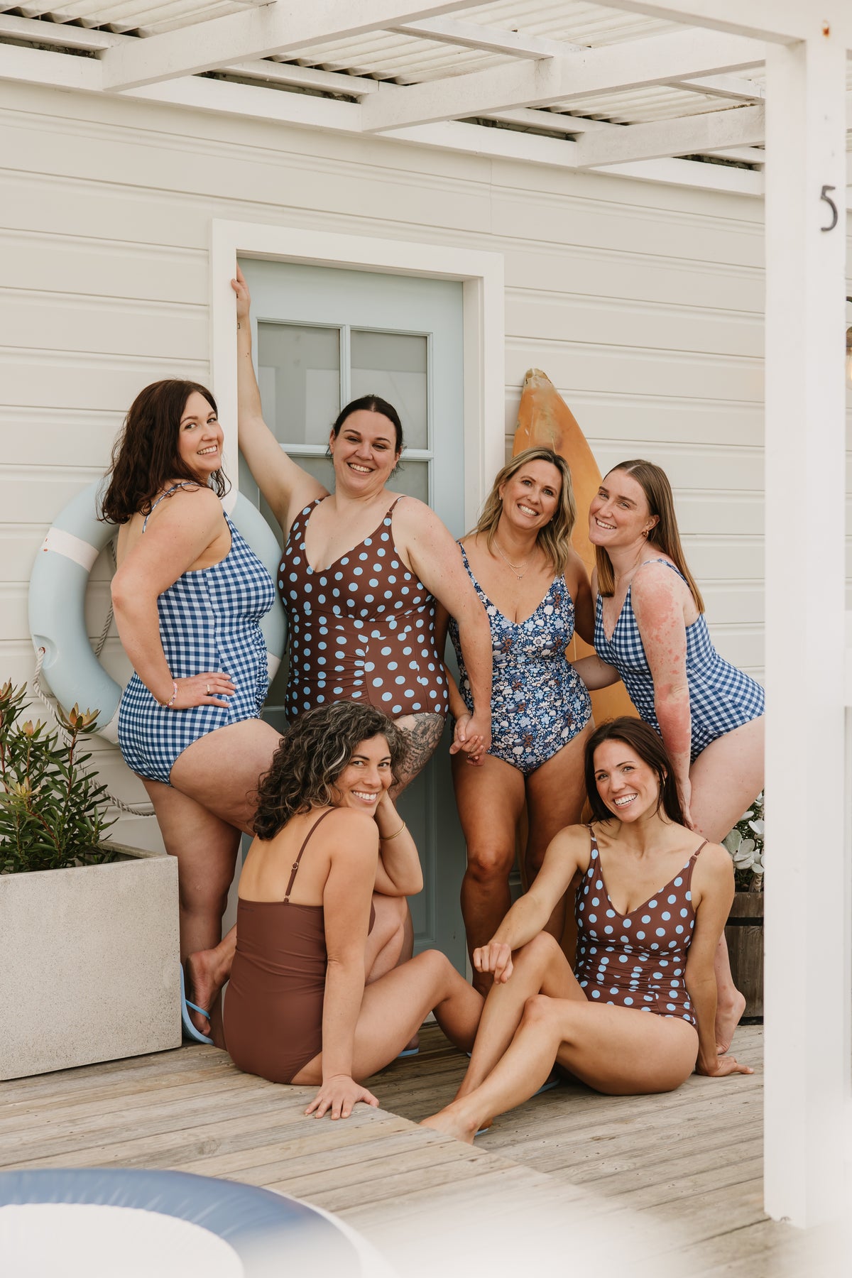PRE-ORDER: Ruched One Piece Chestnut