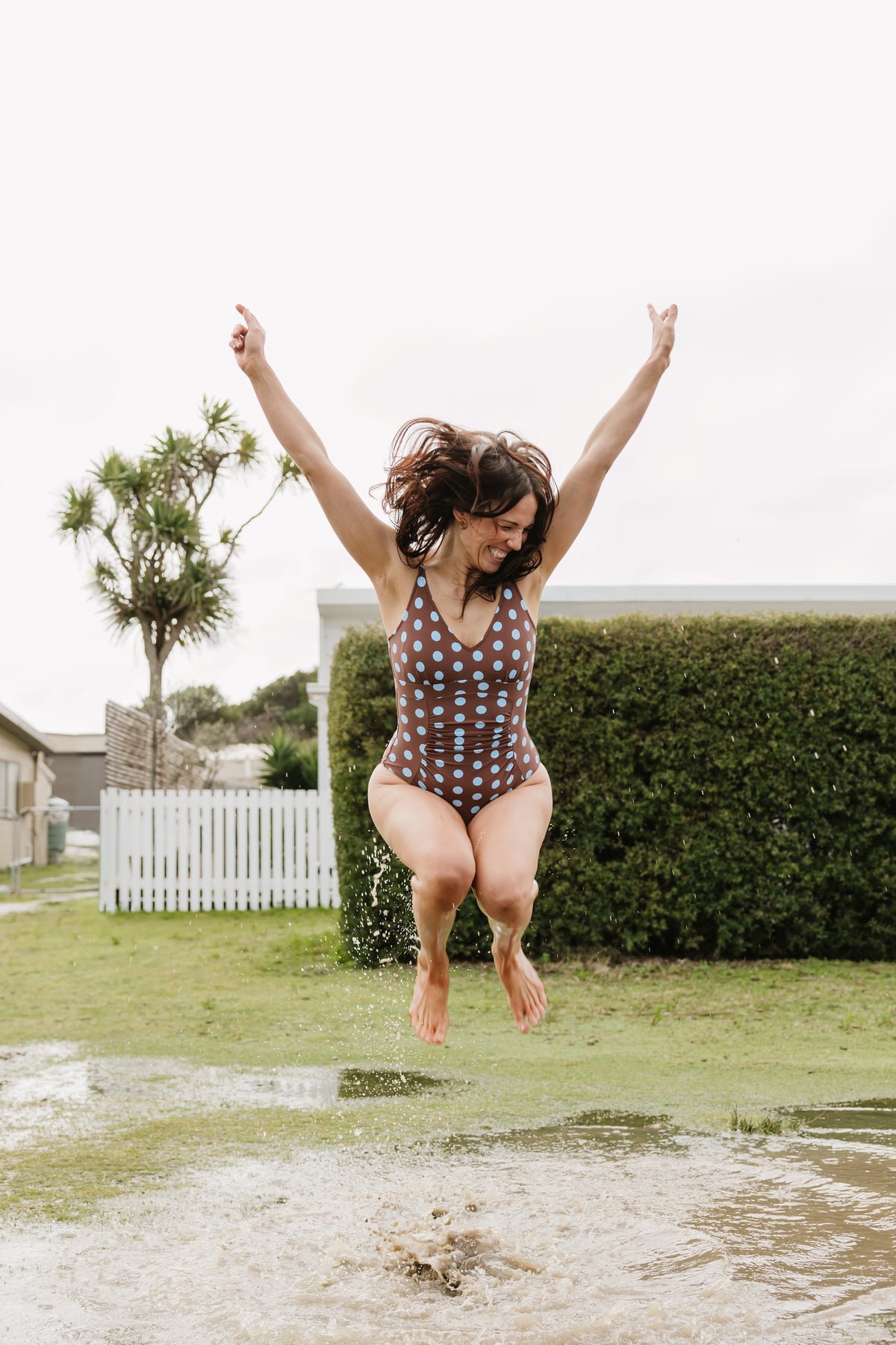 PRE-ORDER: Ruched One Piece Freckle