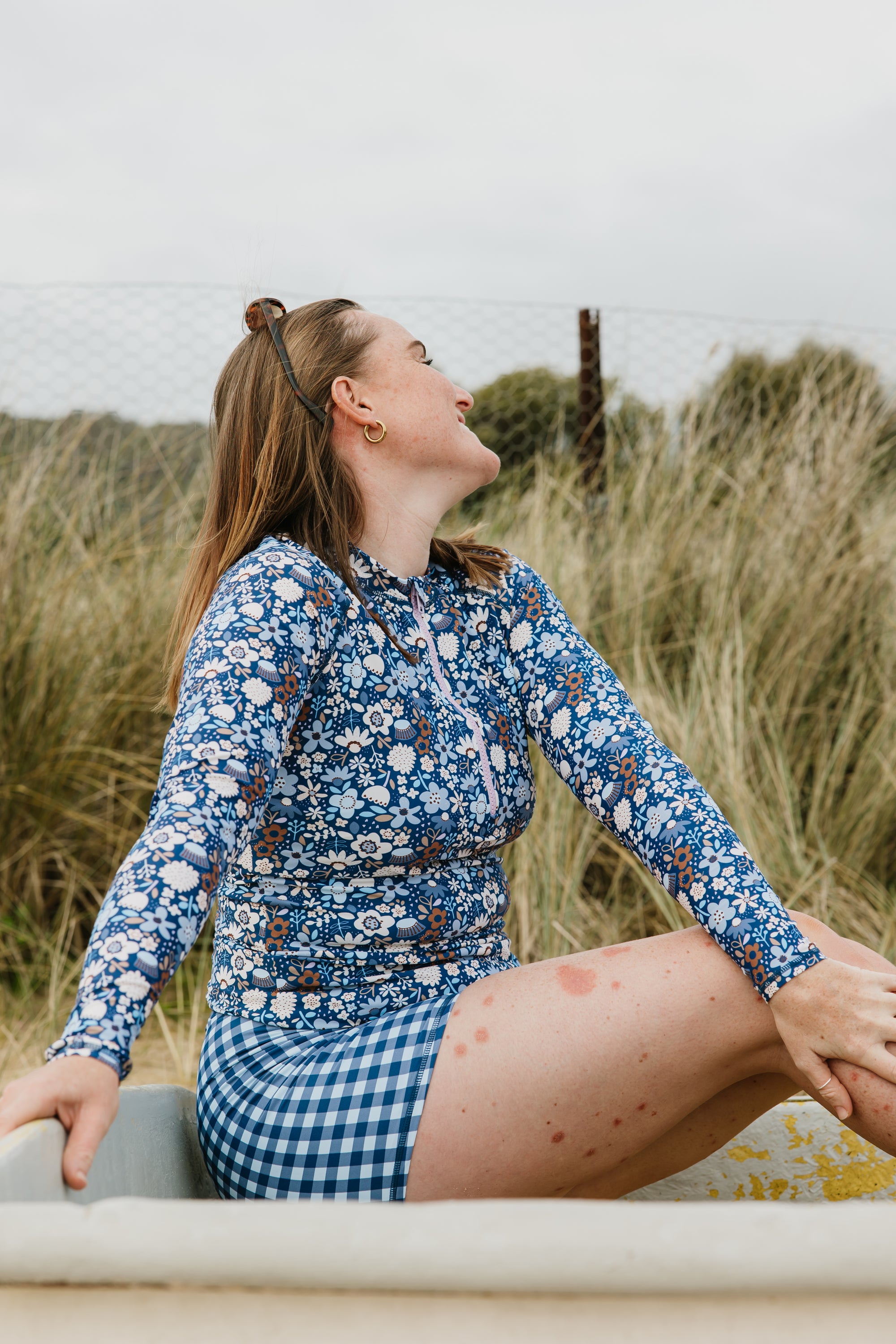 PRE-ORDER: Shorties Blueberry Check