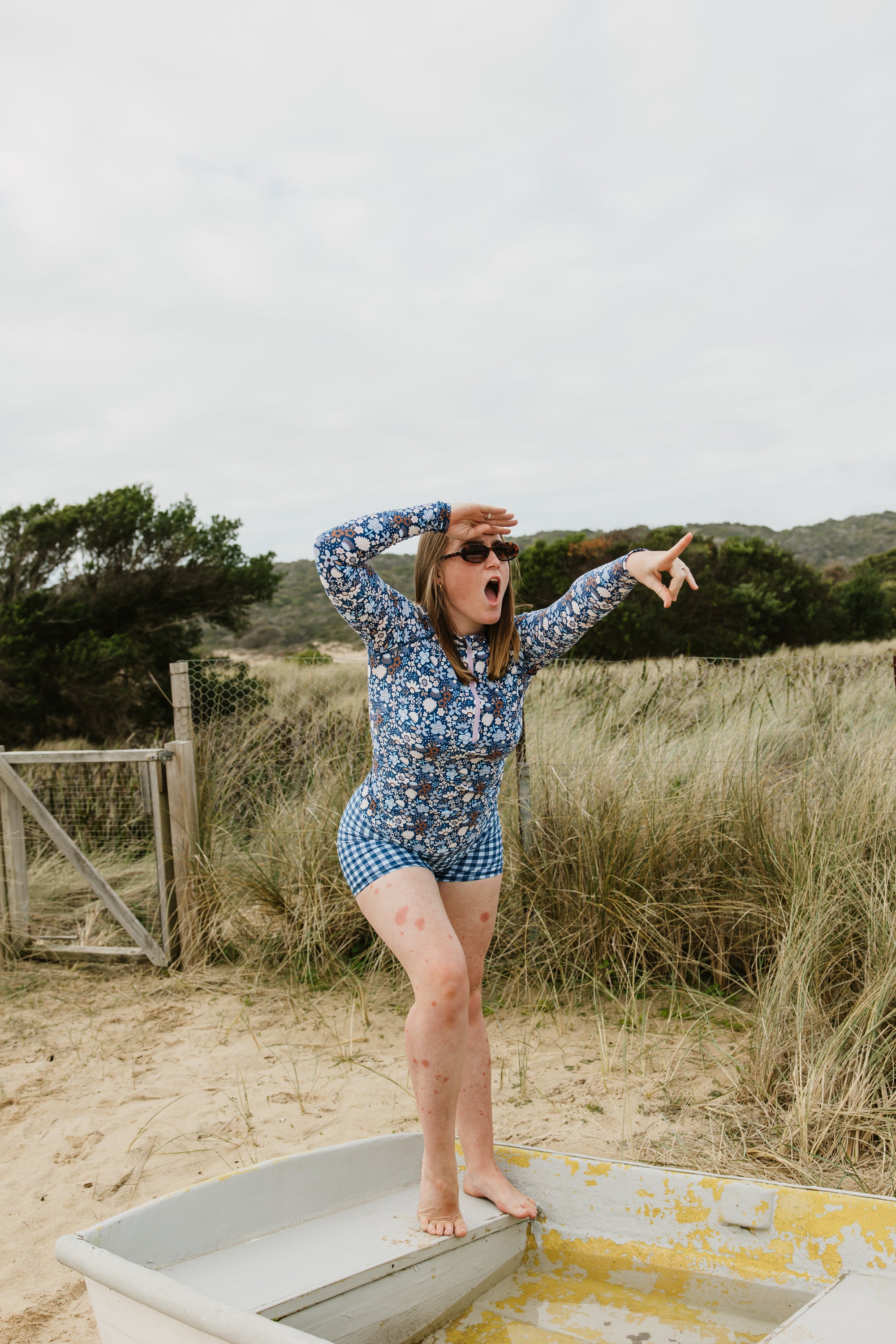 PRE-ORDER: Shorties Blueberry Check