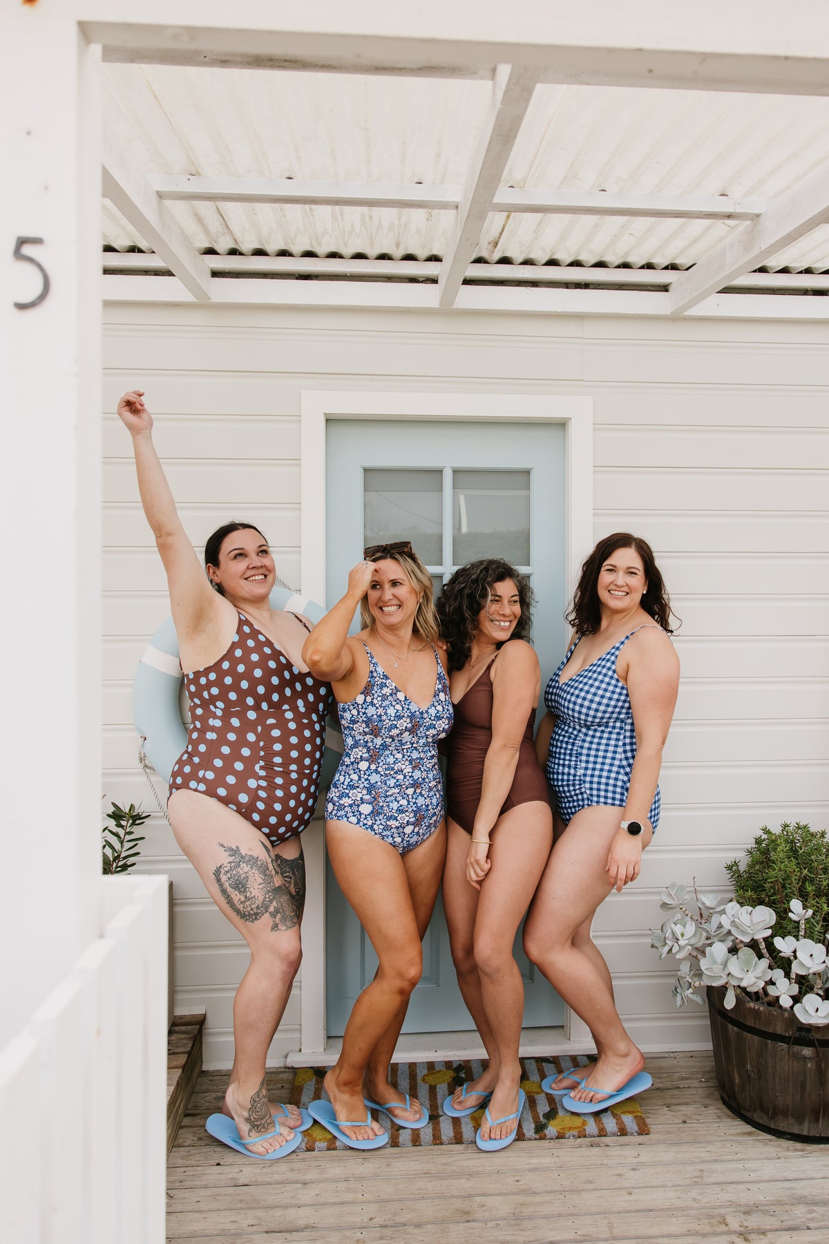 PRE-ORDER: Ruched One Piece Freckle