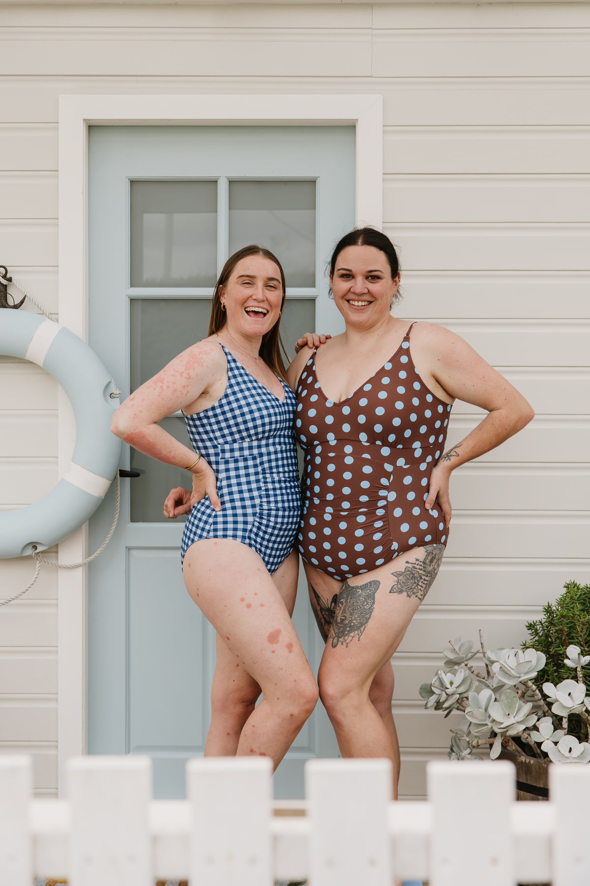 PRE-ORDER: Ruched One Piece Freckle