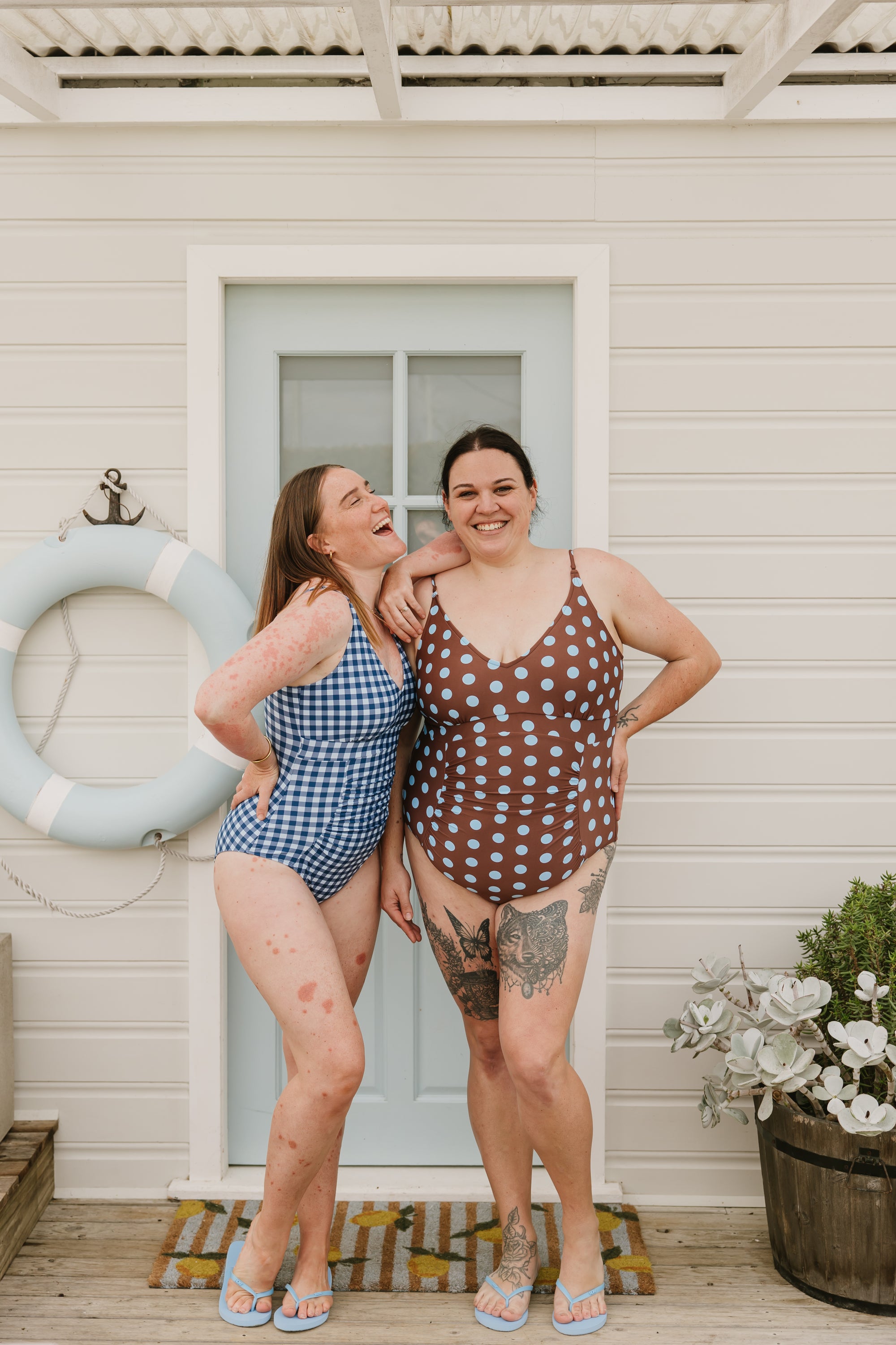 PRE-ORDER: Ruched One Piece Freckle