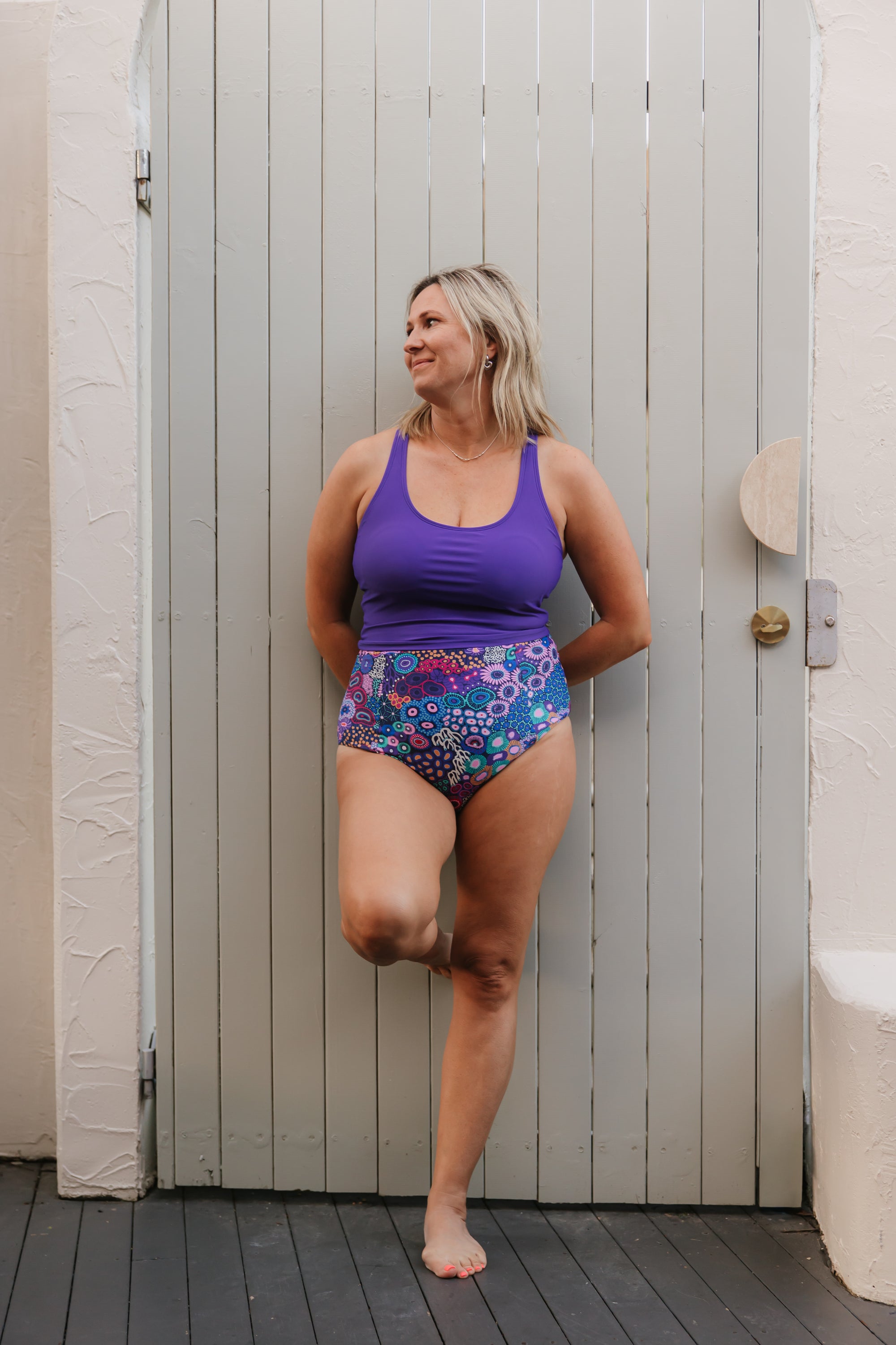 Racer Back Top Amethyst
