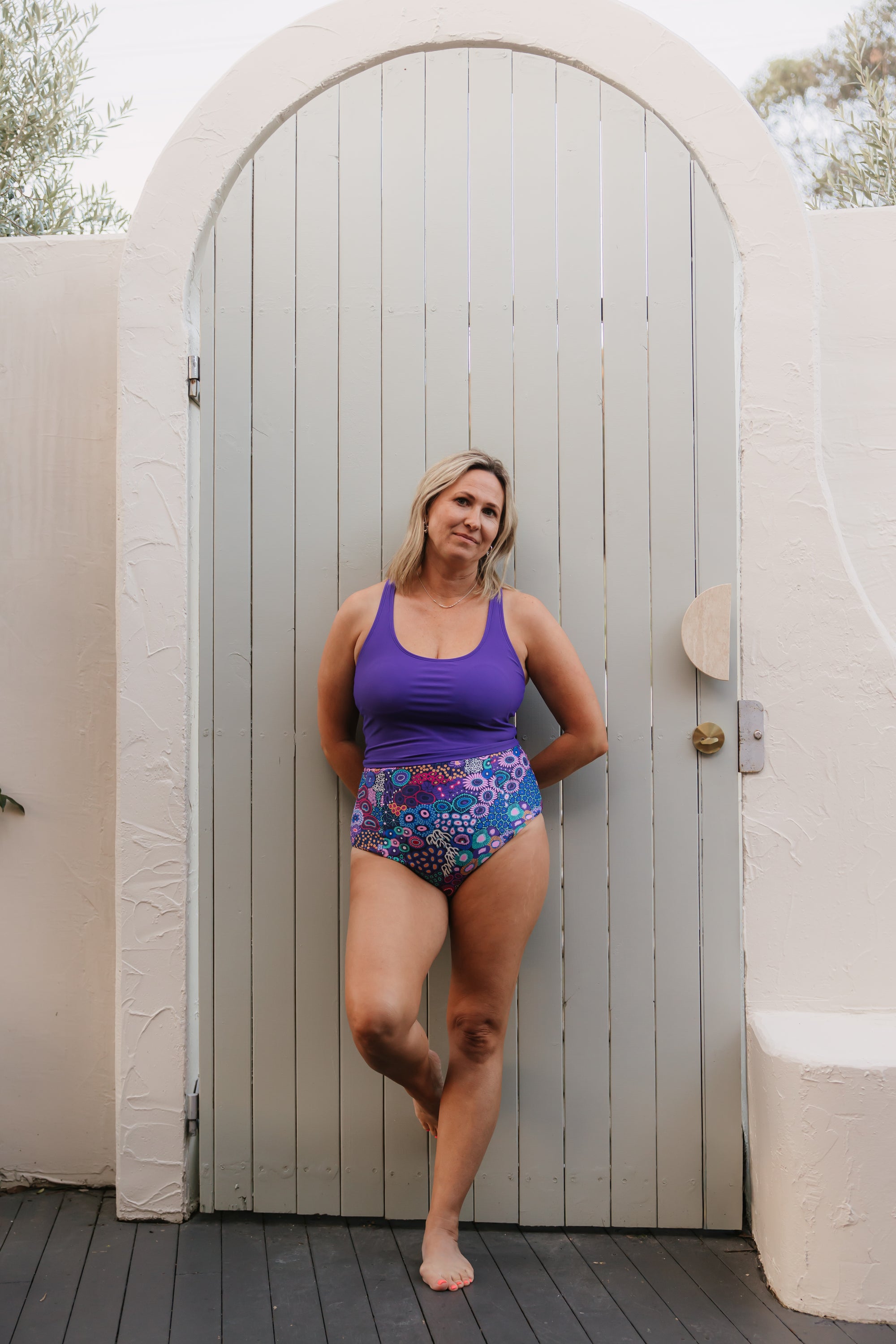 Racer Back Top Amethyst