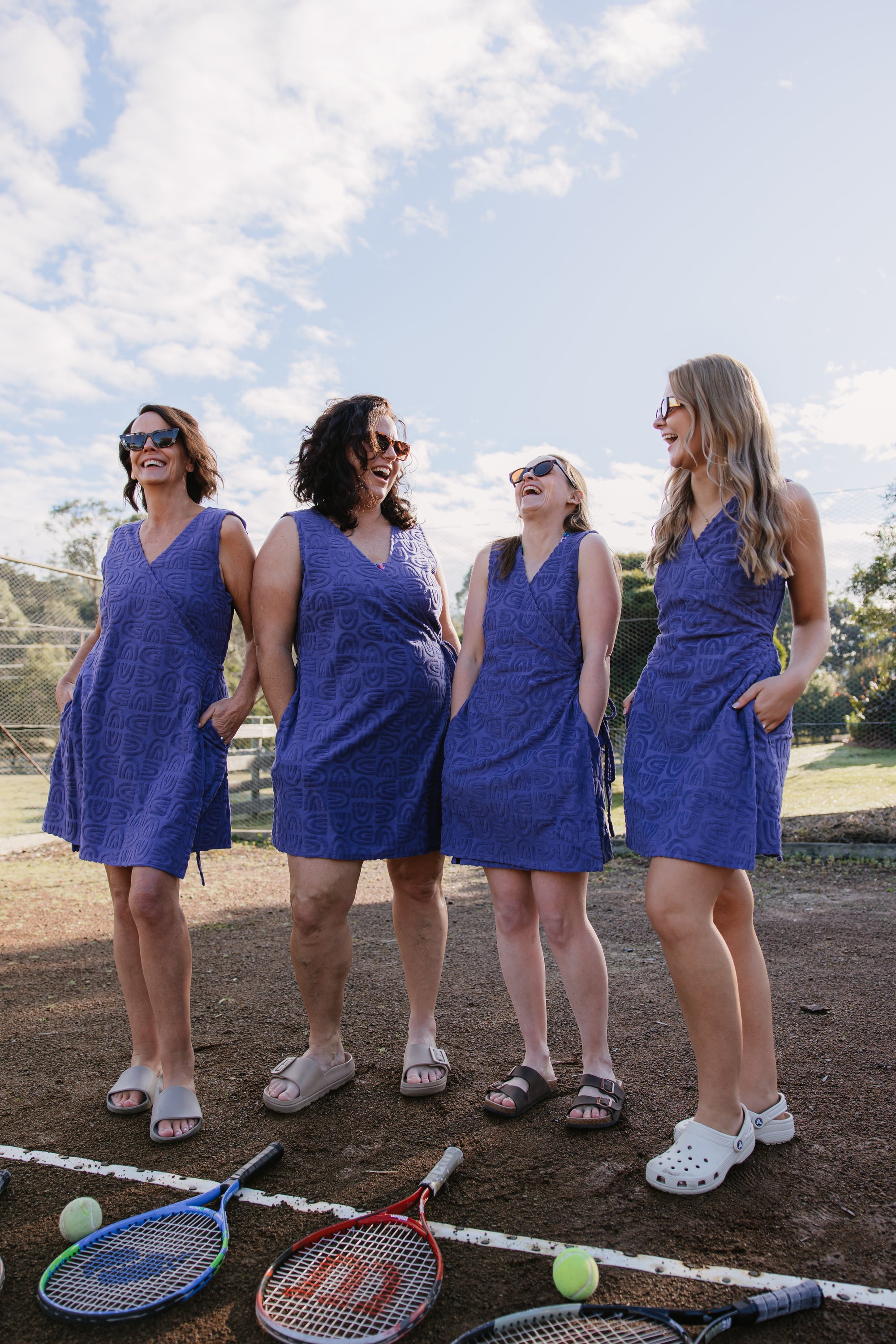 The Terry Wrap - Indigo