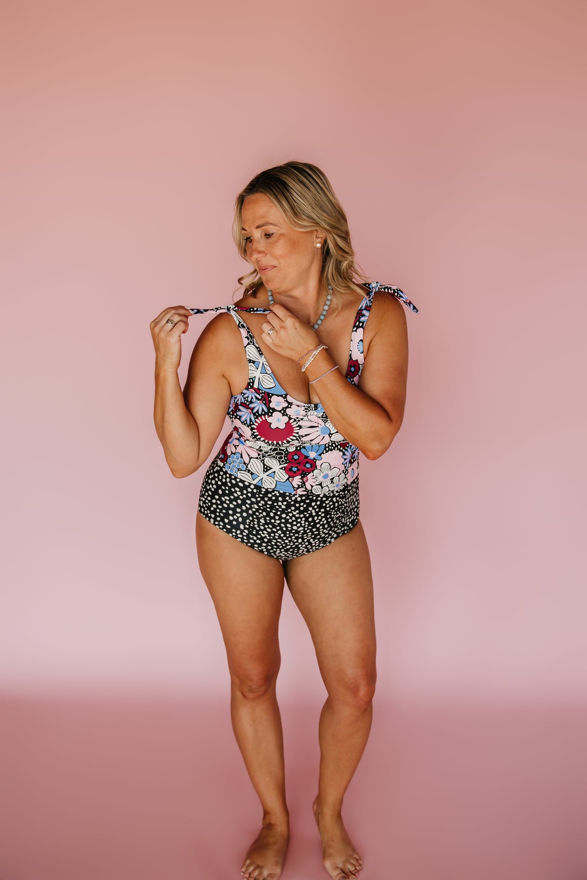 Pre-Order: Ruched High Waisted Bottoms Stardust