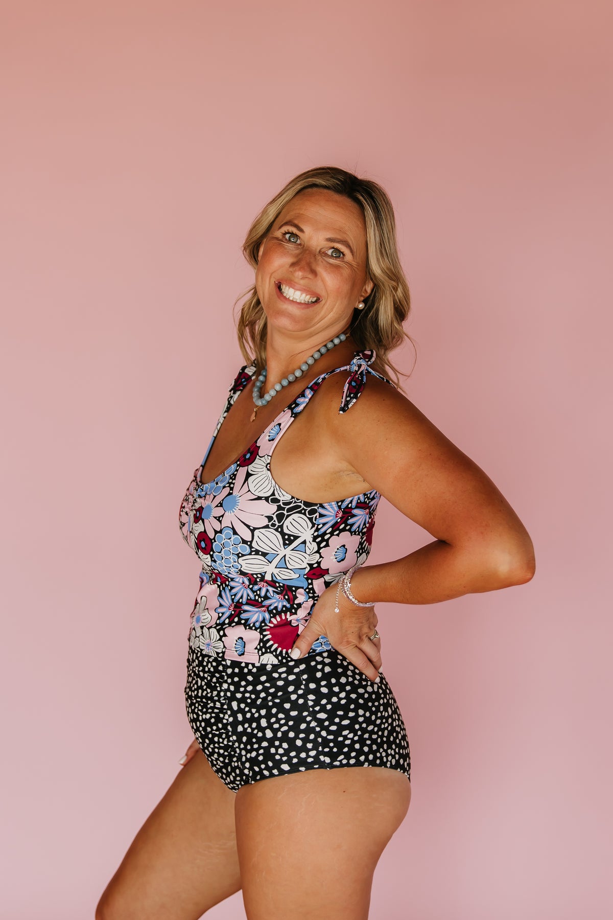 Pre-Order: Ruched High Waisted Bottoms Stardust