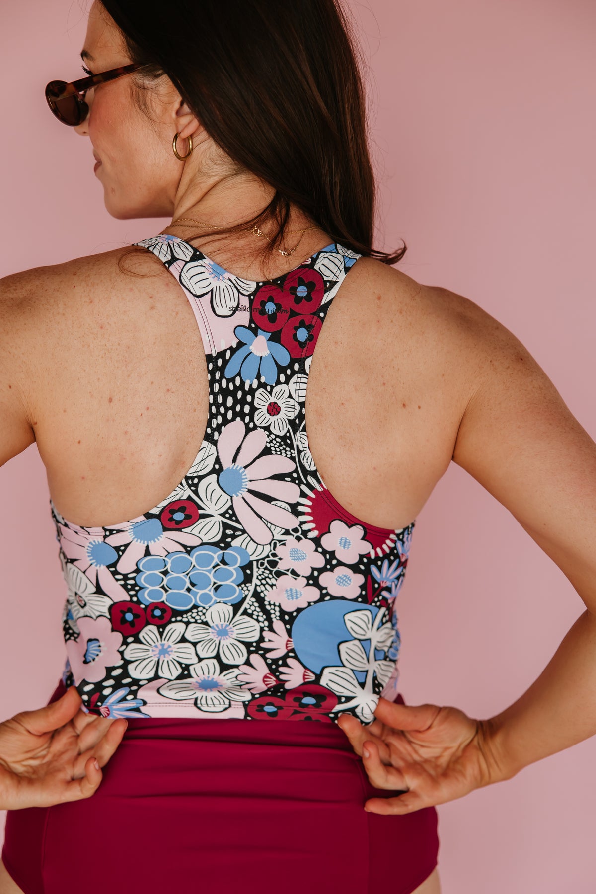 Pre-Order: Racer Back Top Velvet Meadow
