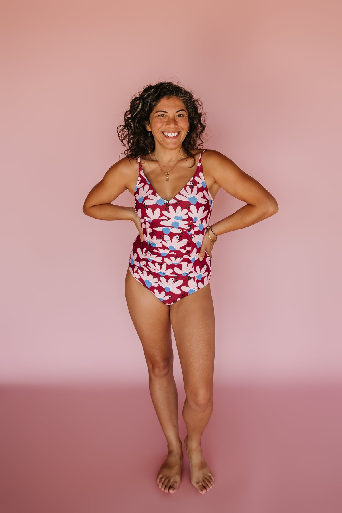 Pre-Order: Ruched One Piece Coneflower