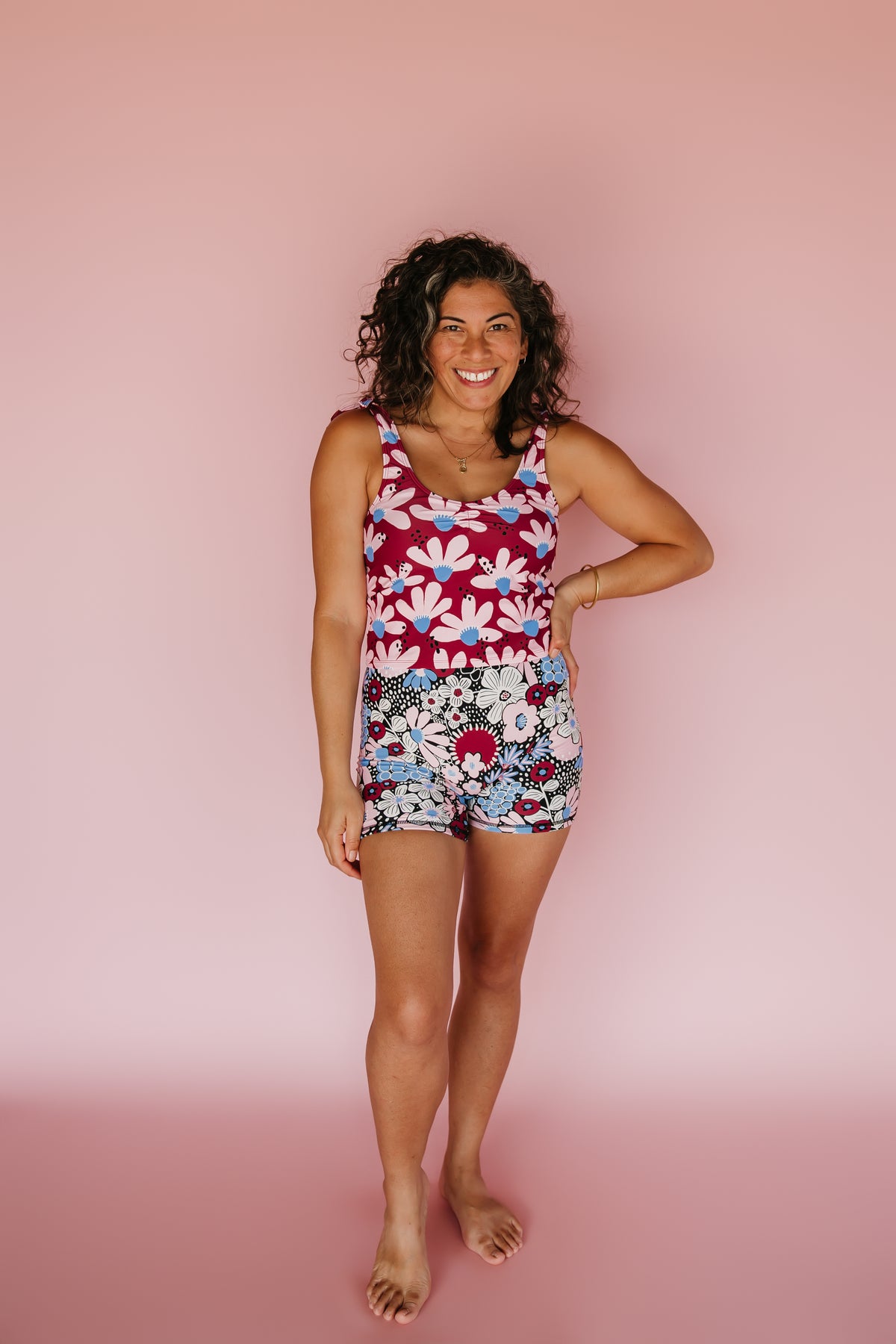 Pre-Order: Shoulder Tie Top Coneflower