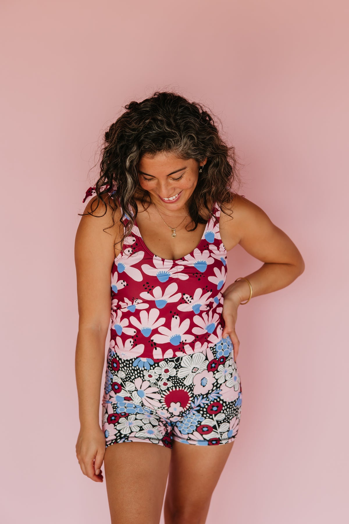 Pre-Order: Shoulder Tie Top Coneflower