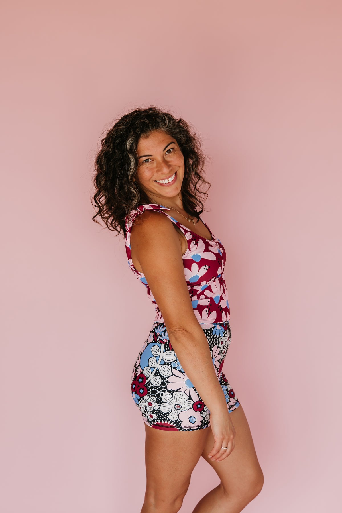Pre-Order: Shoulder Tie Top Coneflower