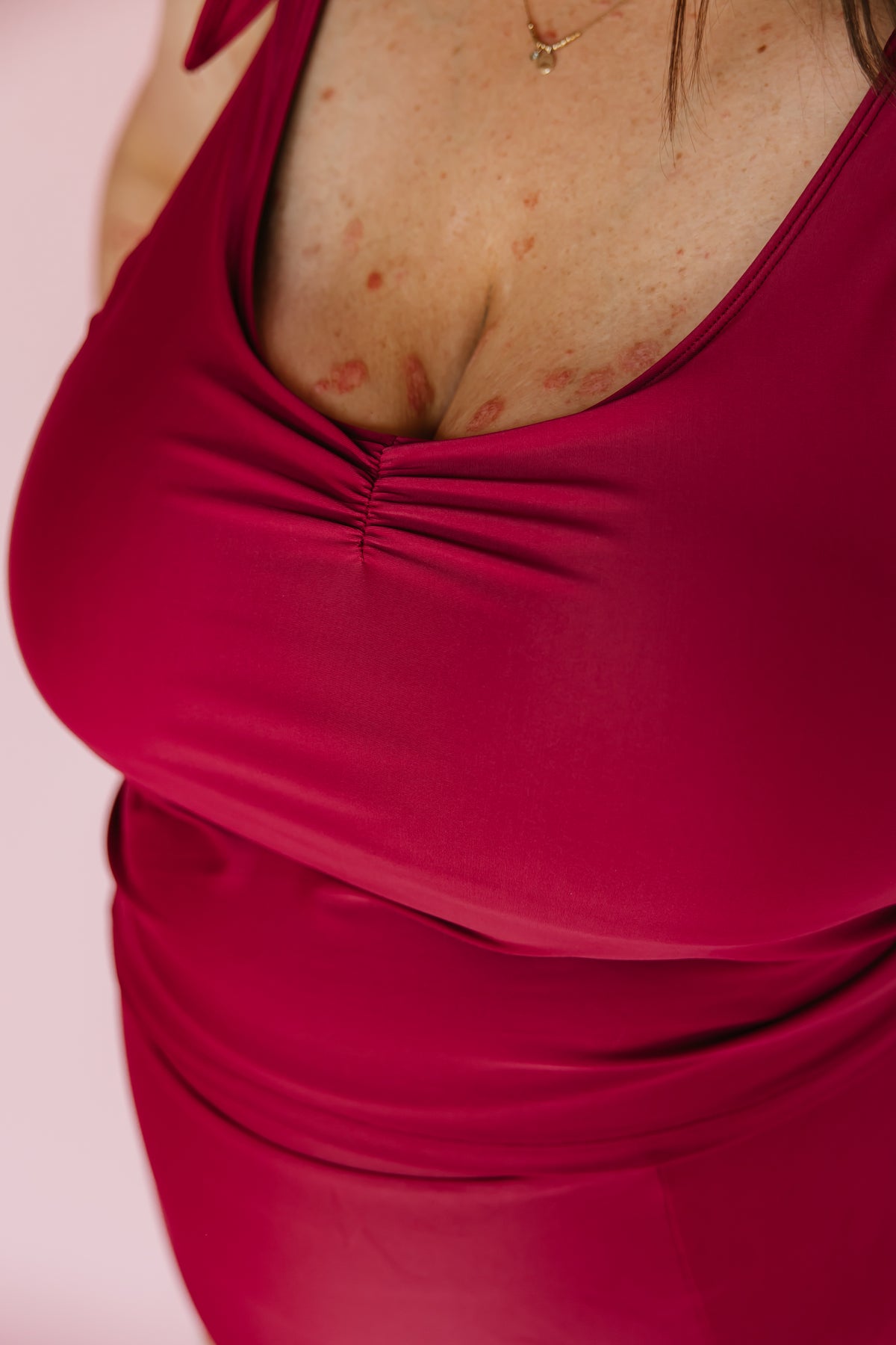 Pre-Order: Shoulder Tie Top Cherry