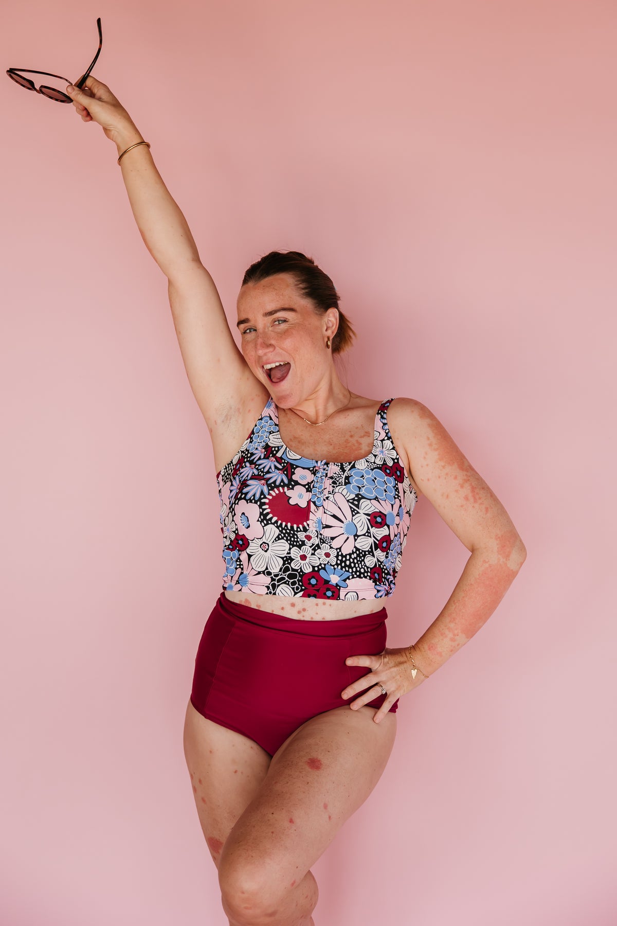 Pre-Order: High Waisted Bottoms Cherry