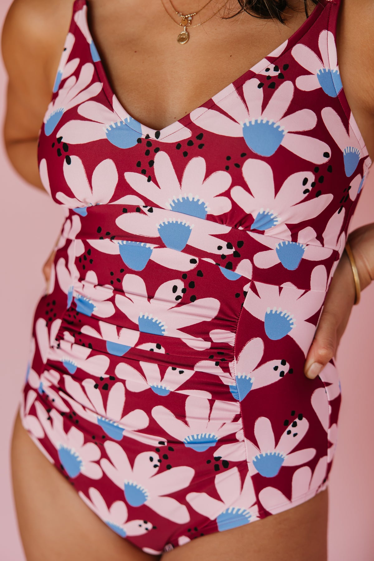 Pre-Order: Ruched One Piece Coneflower